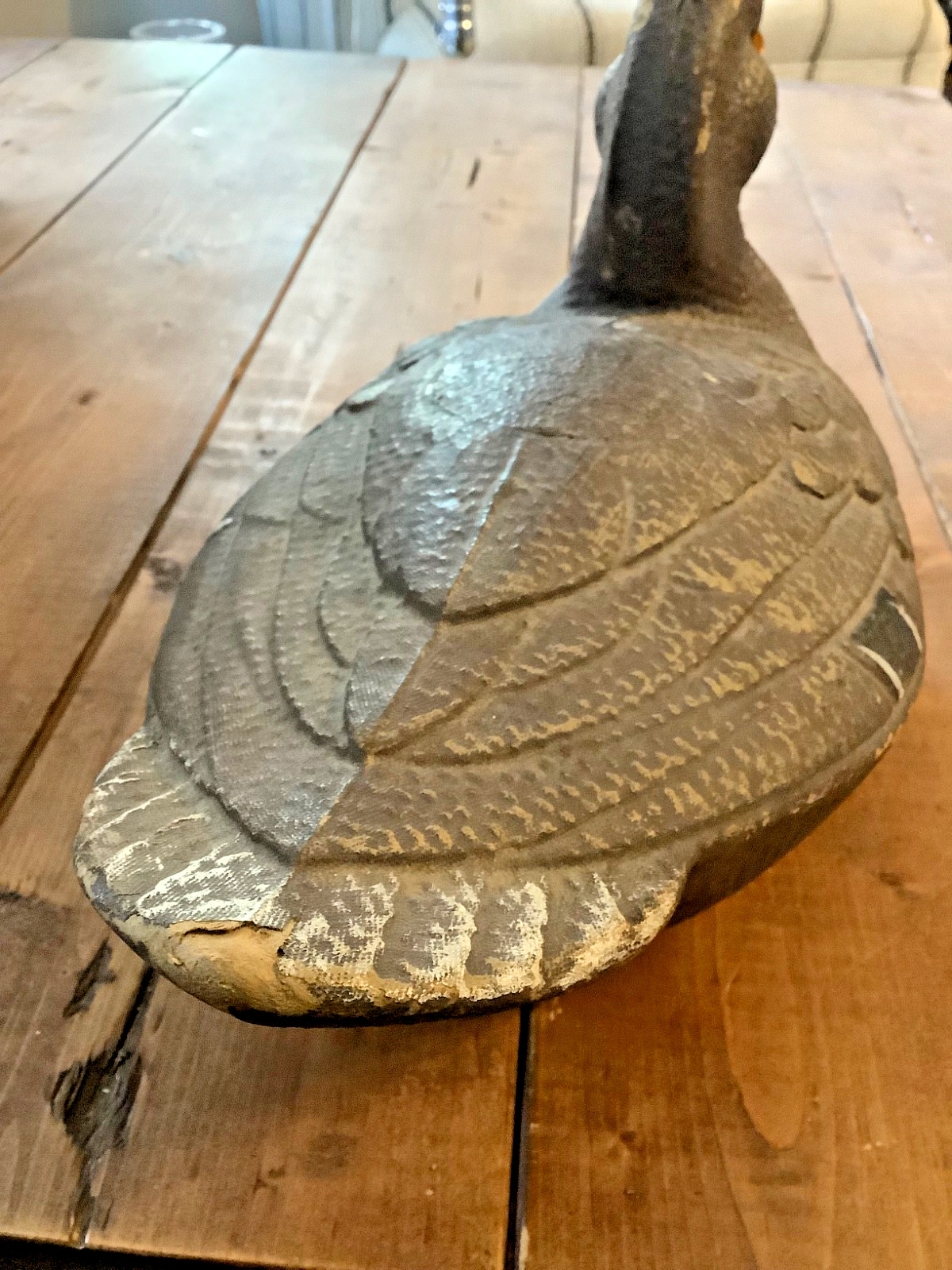 Ariduk Decoy Duck, General Fibre Co. St. Louis MO, VINTAGE hunting fishing bird