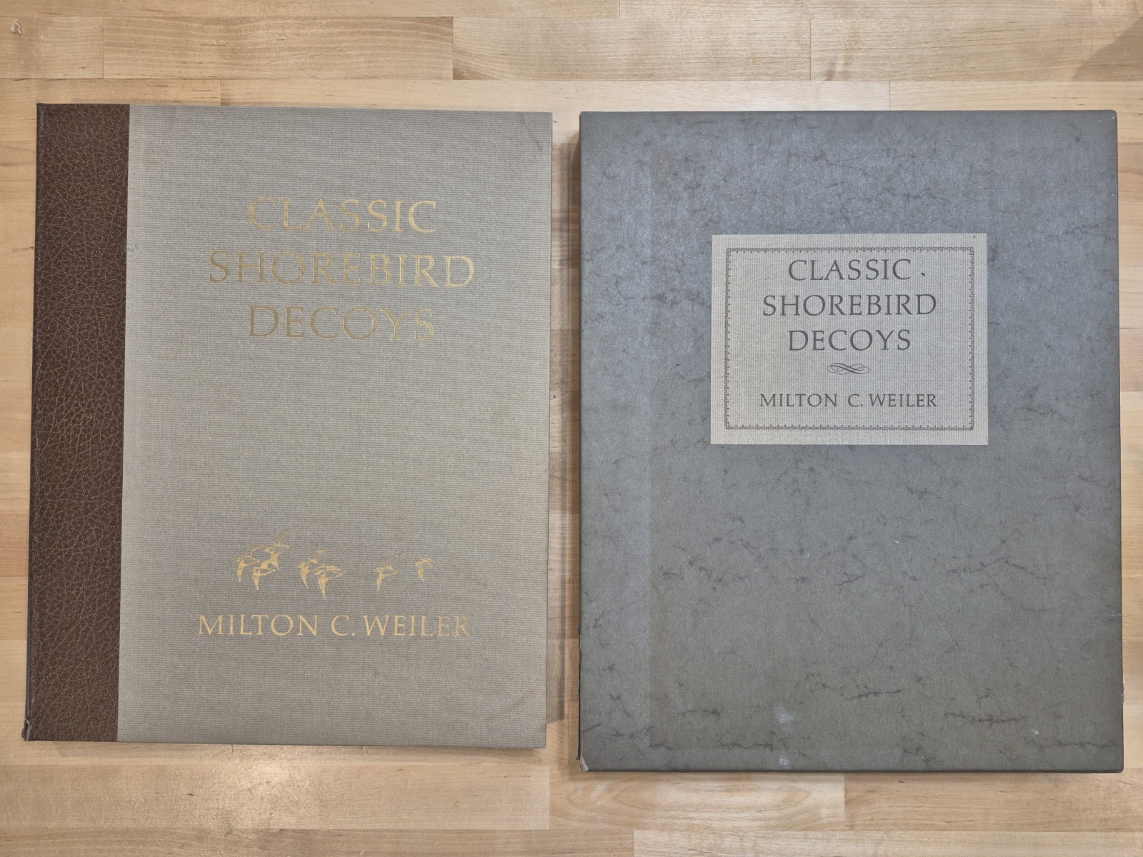CLASSIC SHOREBIRD DECOYS-Milton C. Weiler-Signed #161, Limited 1st Edition 1971