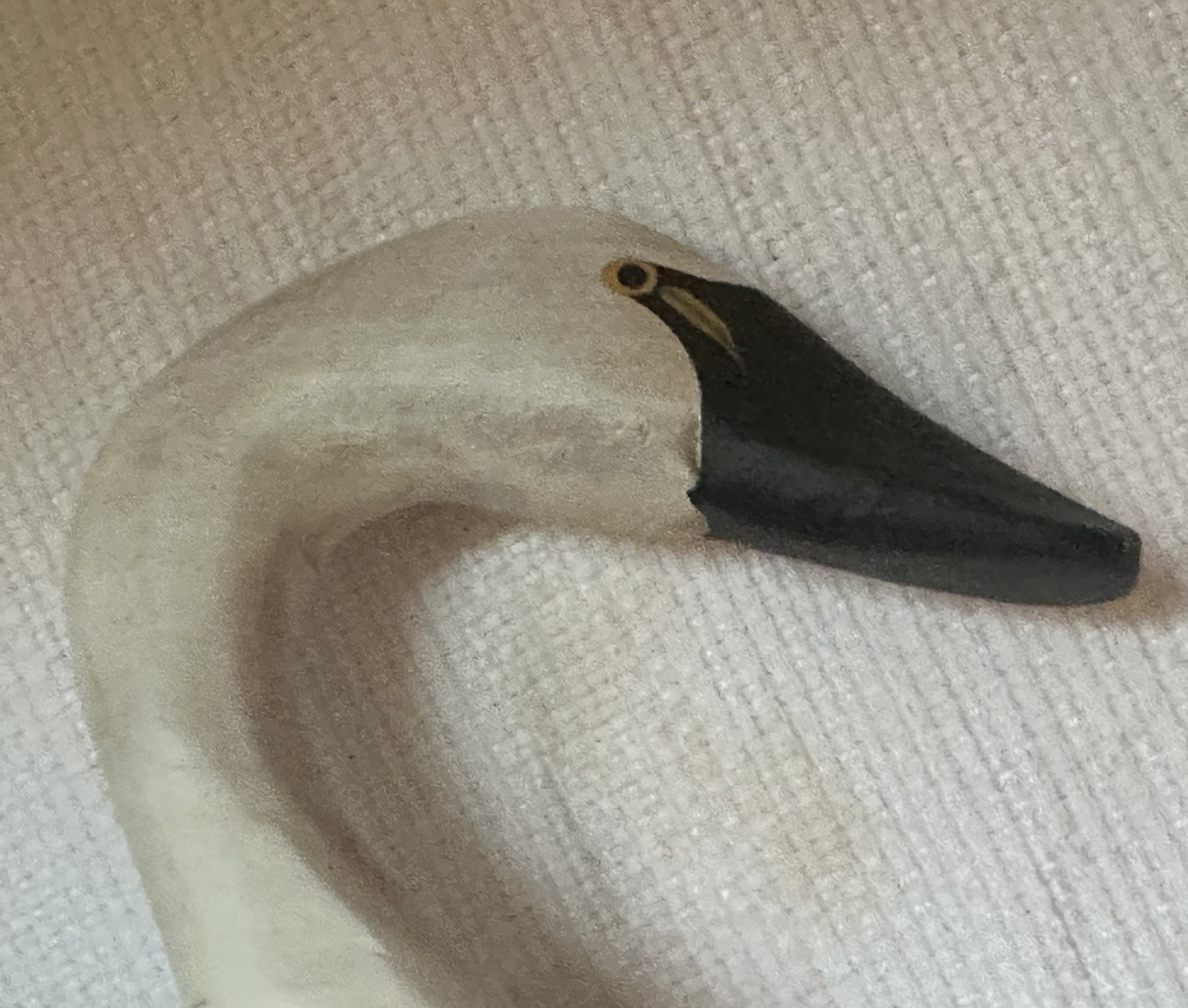 Bob Jobes Patriotic Flag Swan Decoy Havre De Grace 2004 Signed Hand Carved 10”