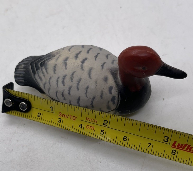 Vintage Duck Miniatures Lot 5 Bird Decoys Hong Kong Fowl Figurine Rustic