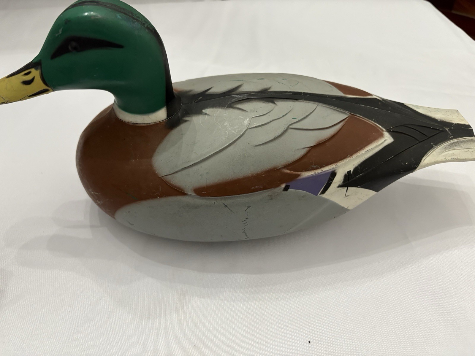 D-9 Victor Duck Decoy Mallard Pair Vintage 1967 Male/Female Woodstream Co USA