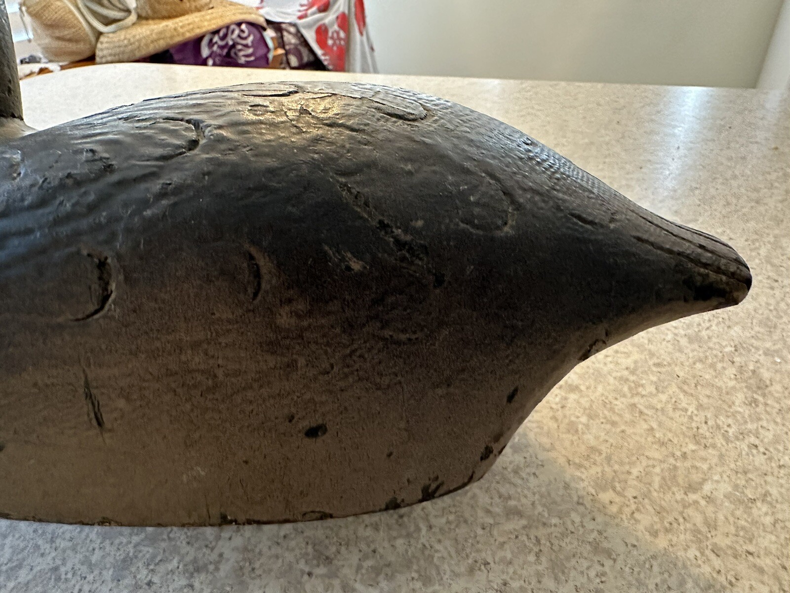 Vintage Wood Duck Decoy Antique Hand Carved Unsigned Unbranded