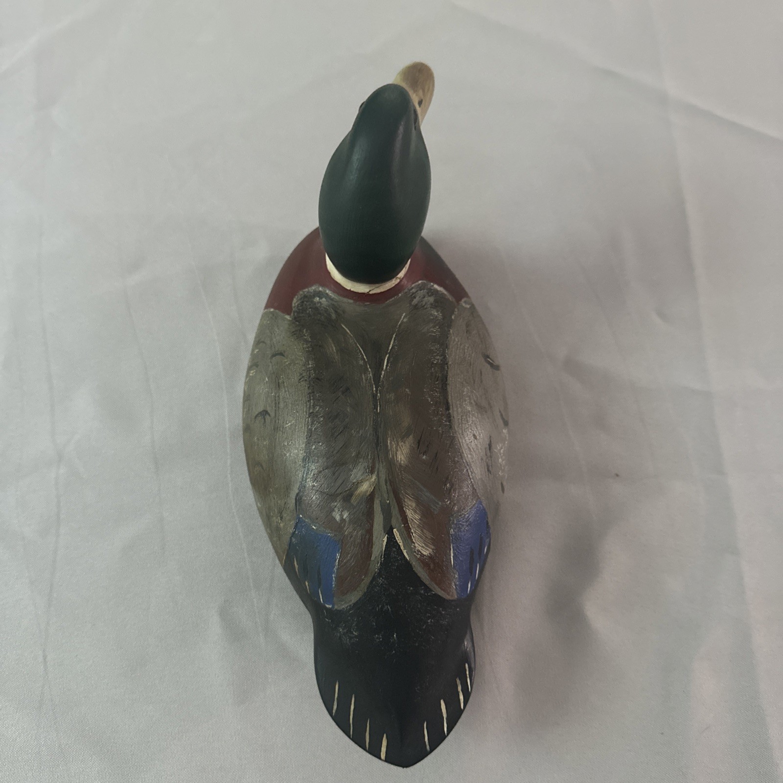 Vtg Mason Standard Grade Mallard Drake Duck Decoy Dry Original Paint