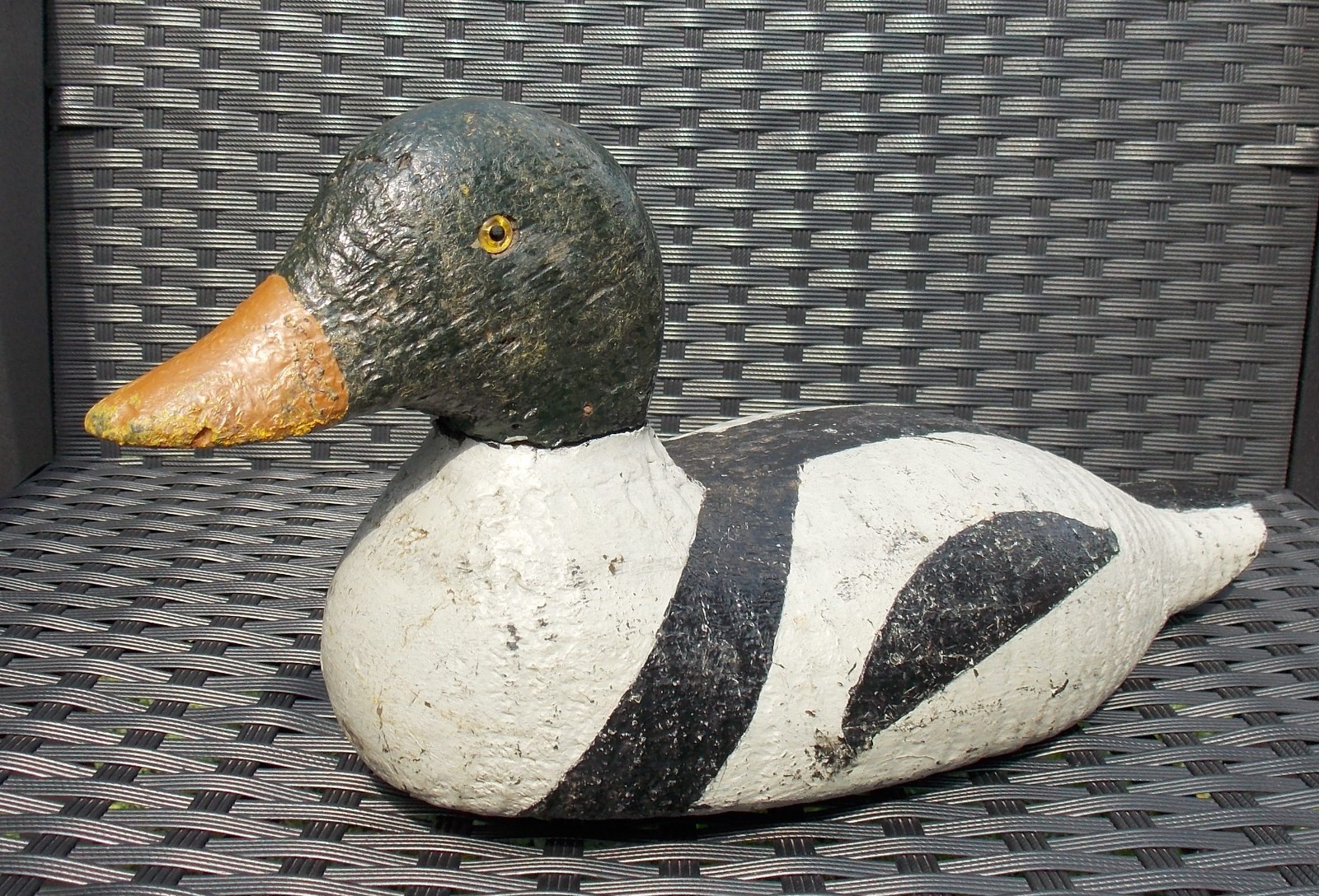 Victor Animal Trap Company Wooden Duck Hunting Decoy 1940S