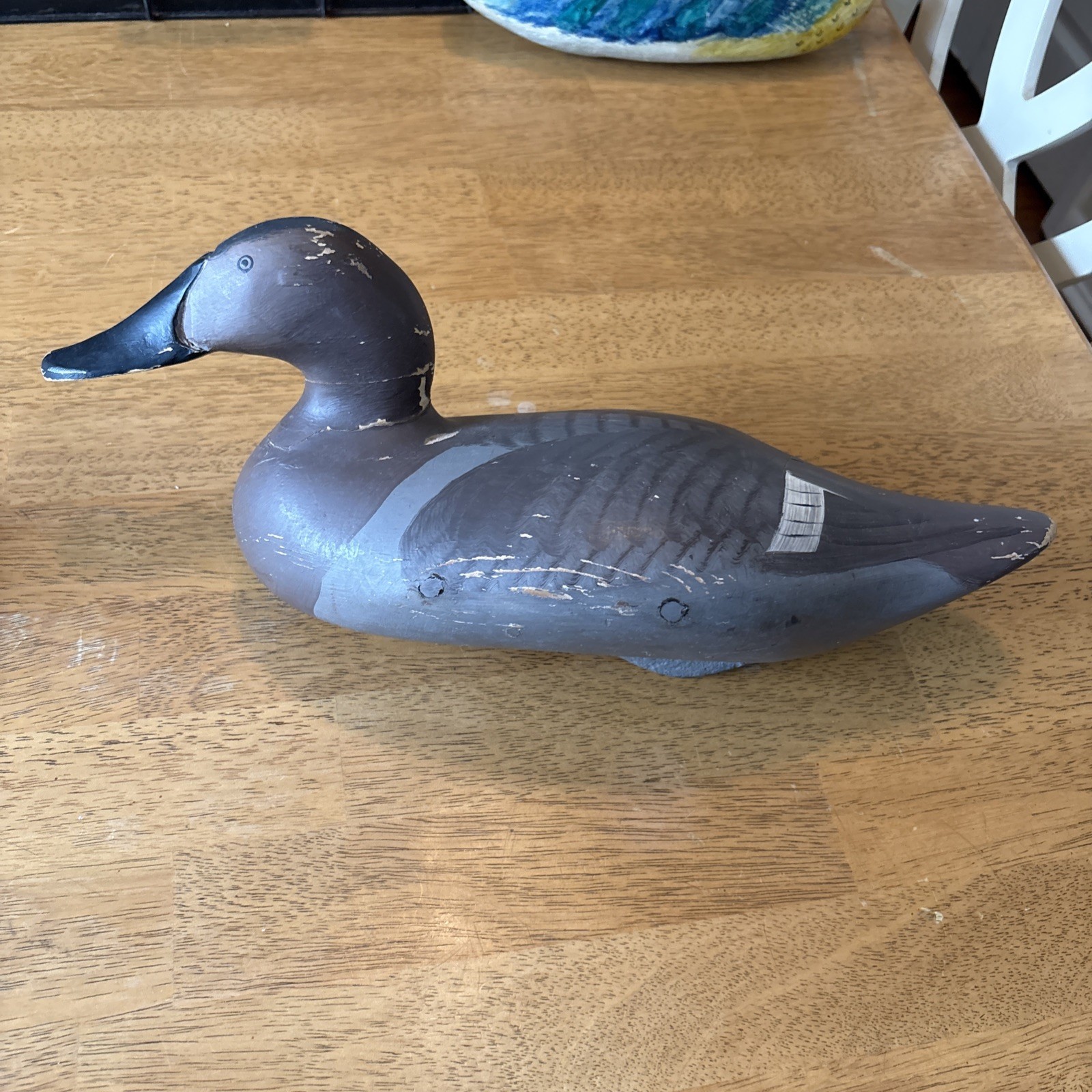Canvasback Hen Duck Decoy Unsigned 17”