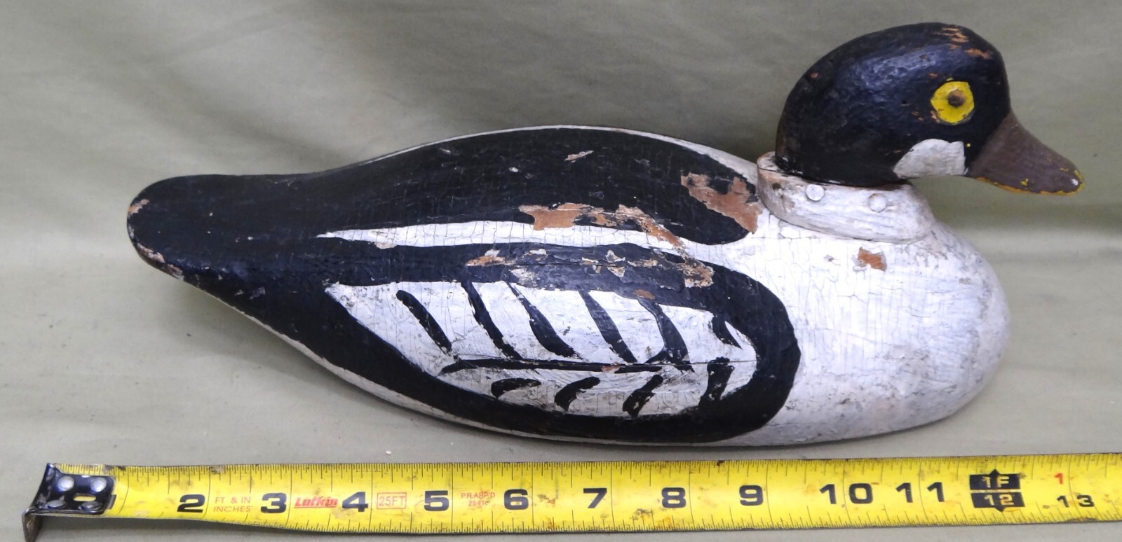 Old Working Goldeneye Drake, C. 1900