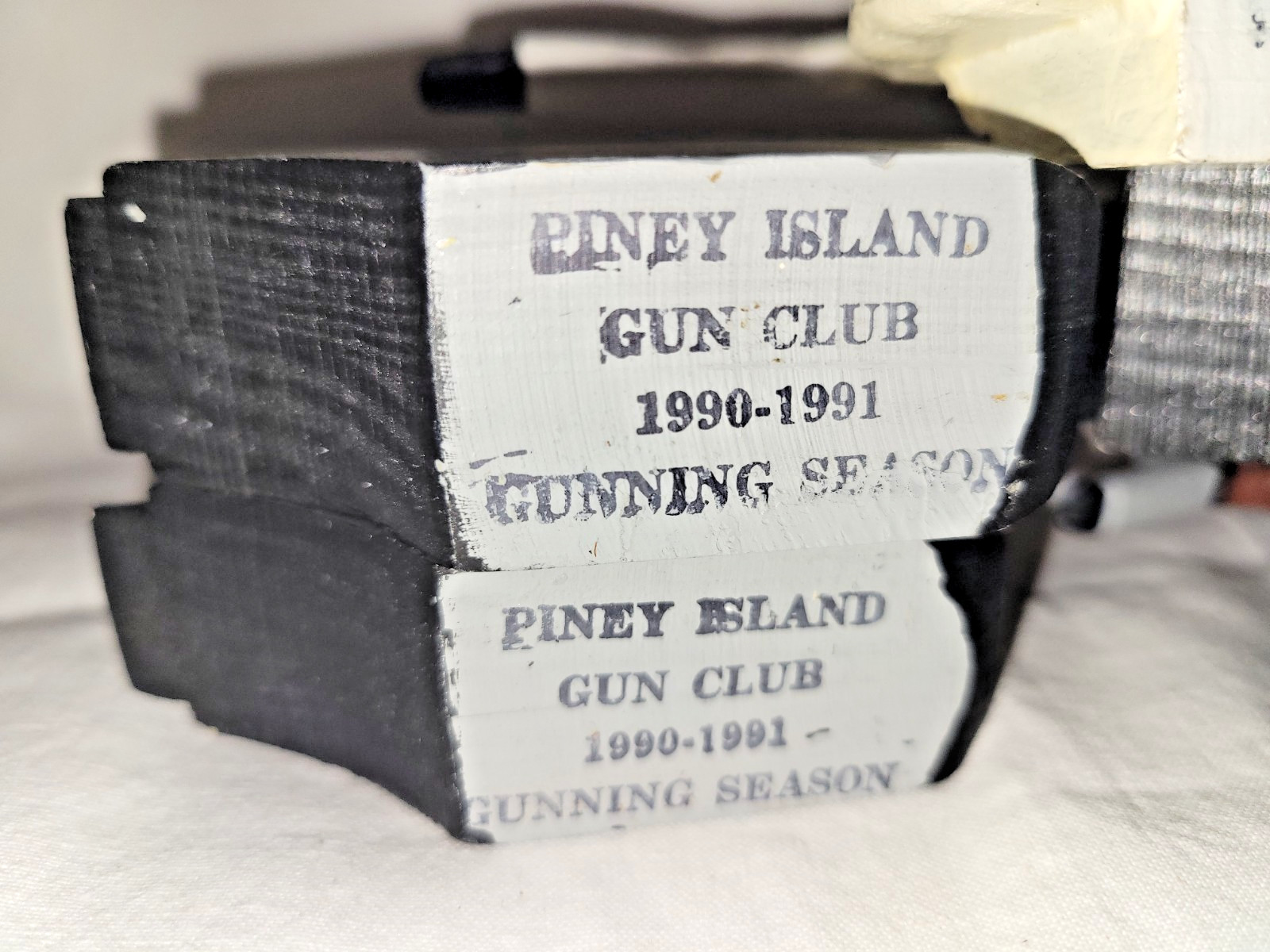 RARE Set of 5 Miniature DECOYS PINEY ISLAND GUN CLUB Currituck NC for Members