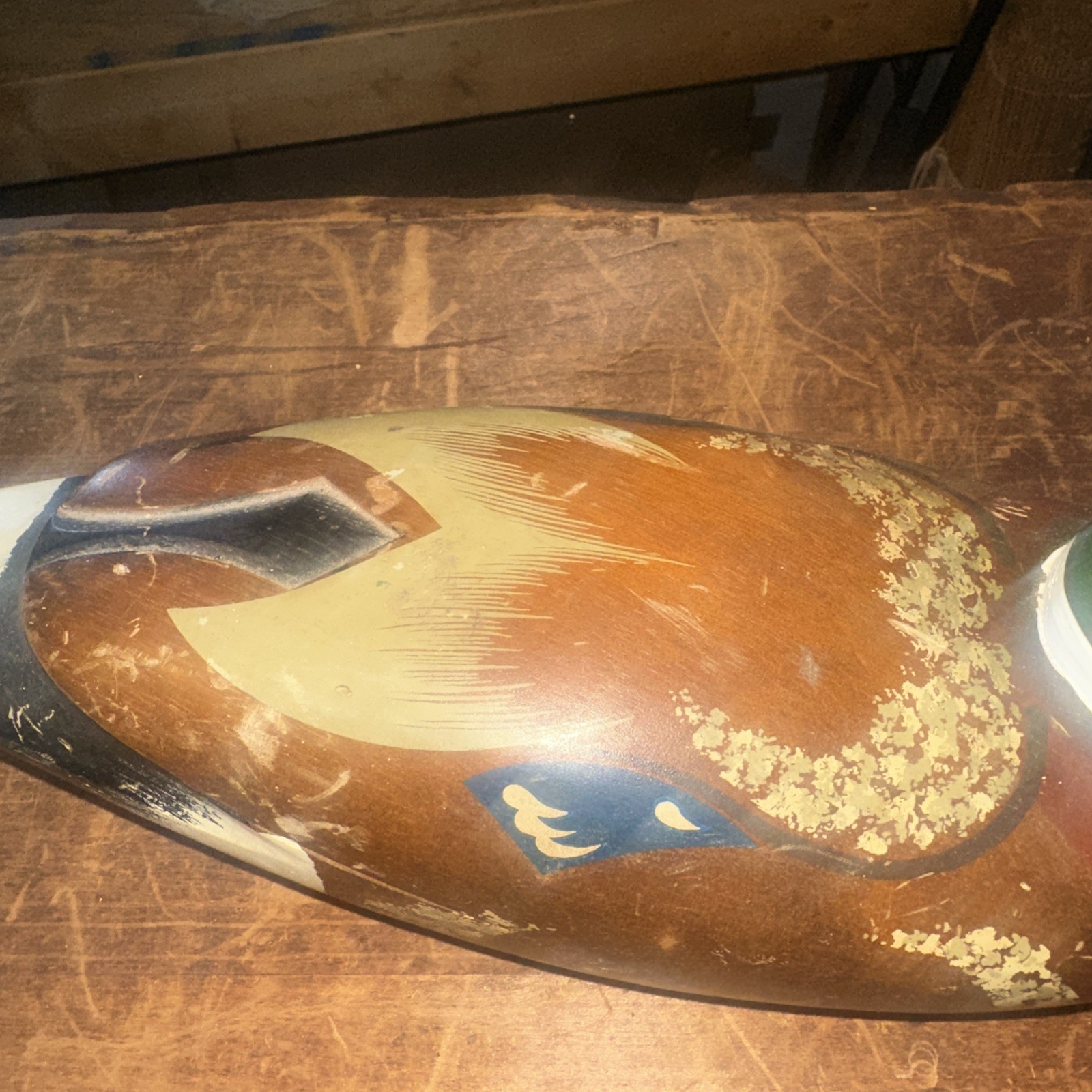 Vintage Wooden Mallard Duck Decoy.Home Decor. Some Wear. See Pics for Condition