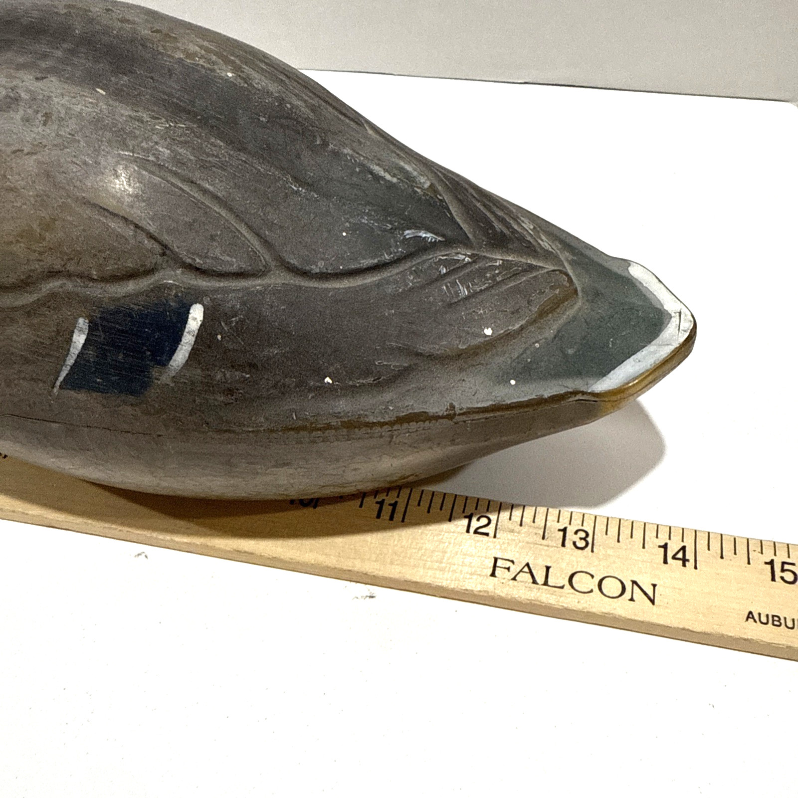 Vintage Featherlite Duck Decoy Mallard McGuire Stabilizer Swims/Stands Right 14”