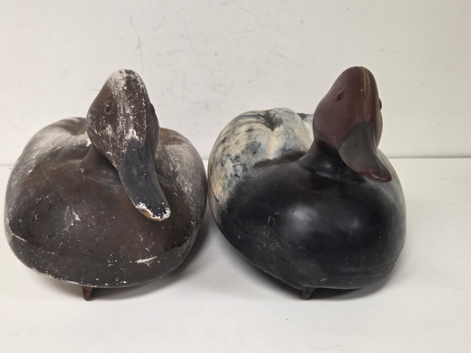 Vintage 15″ Herters Plastic Canvasback Duck Decoy Lot