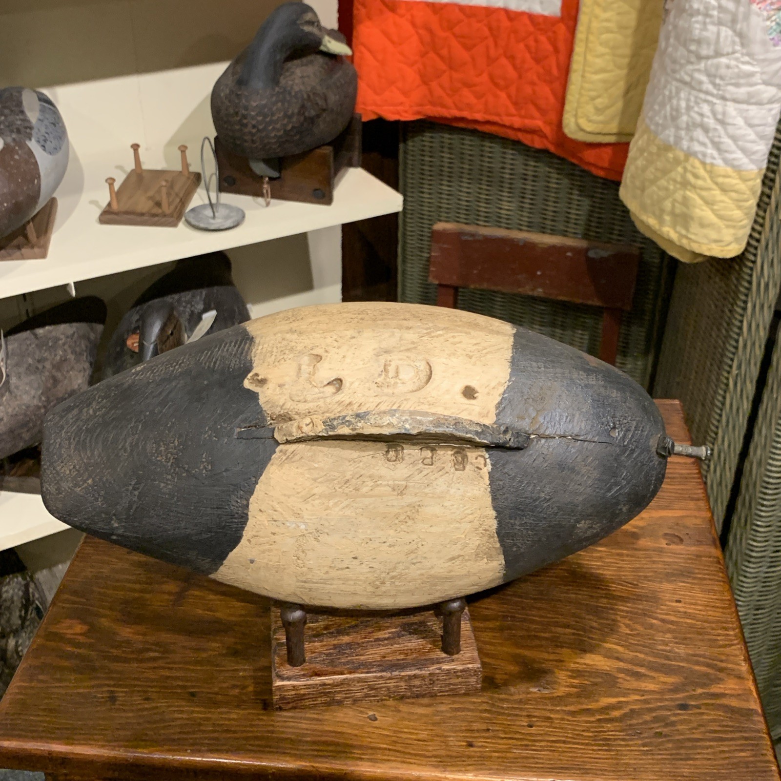 Nicely Done Copy of a Lee Dudley Vintage Canvasback Duck Decoy Great Profile
