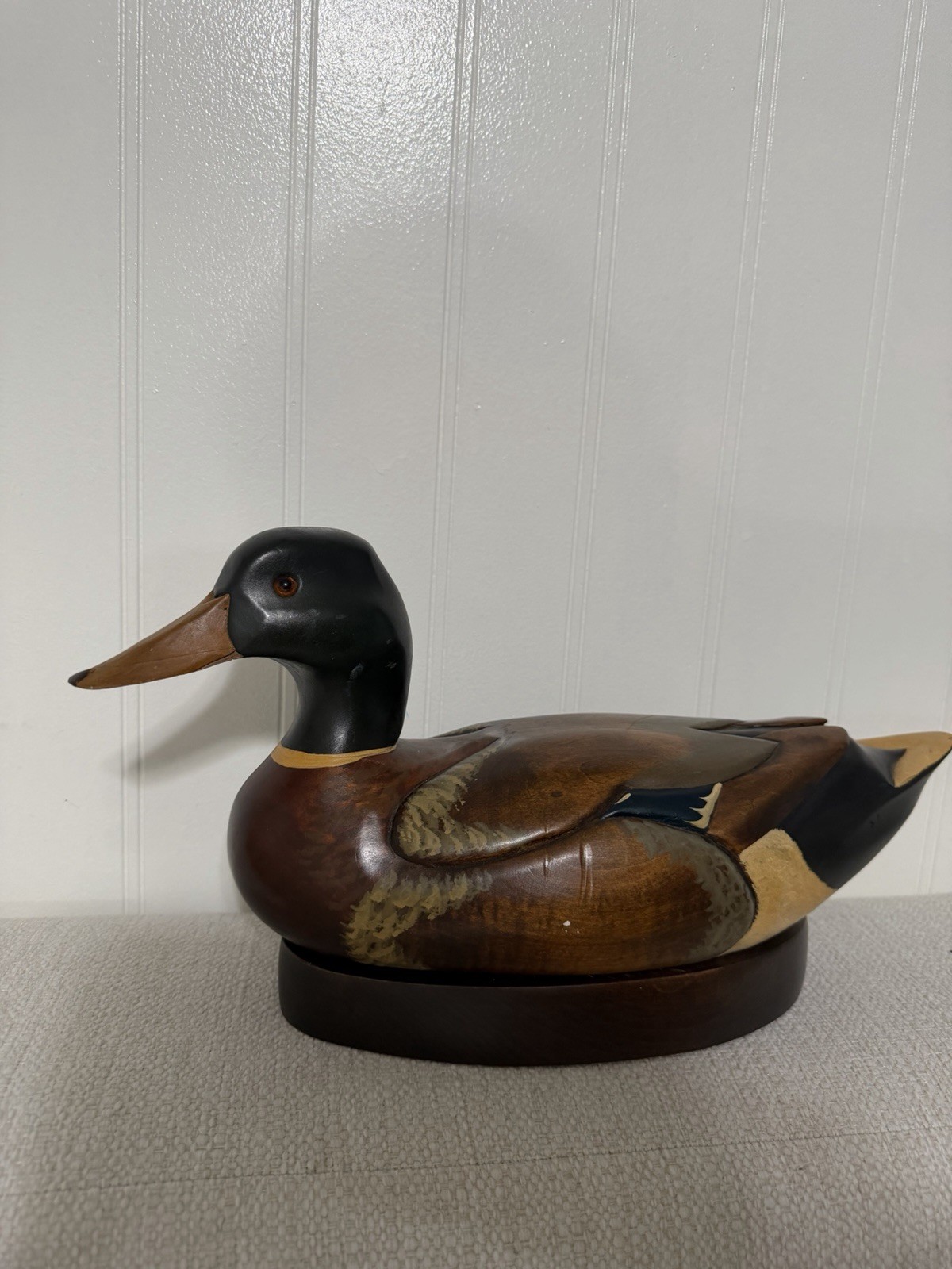 vintage hand carved duck decoys The Wooden Bird Factory 1981