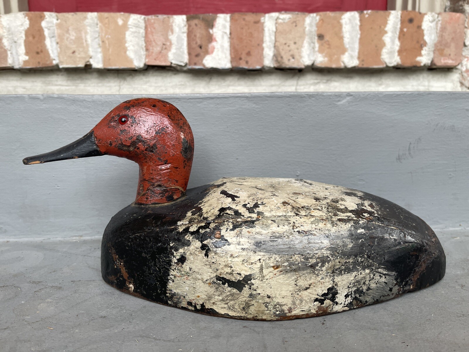 Wonderful Vintage Vintique Working Duck Decoy Canvasback