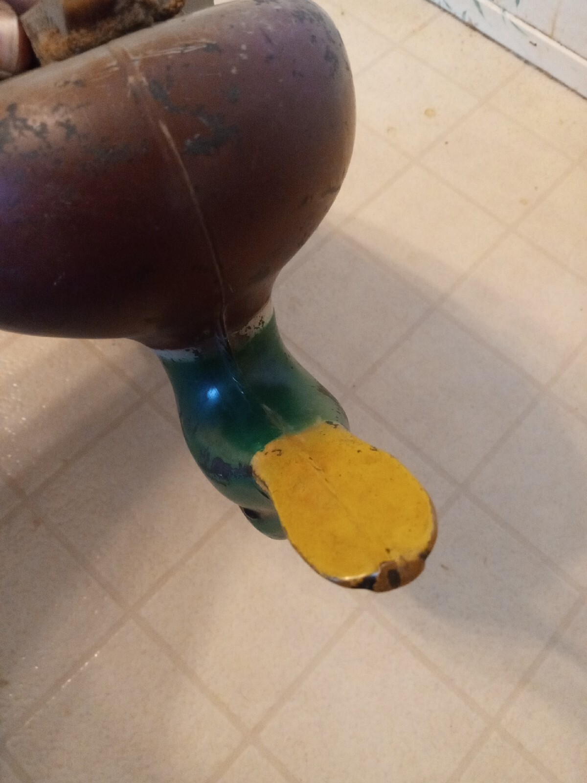 Vintage Victor Duck Decoy D-9 Plastic Woodstream Co. Rare Very Decent Condition