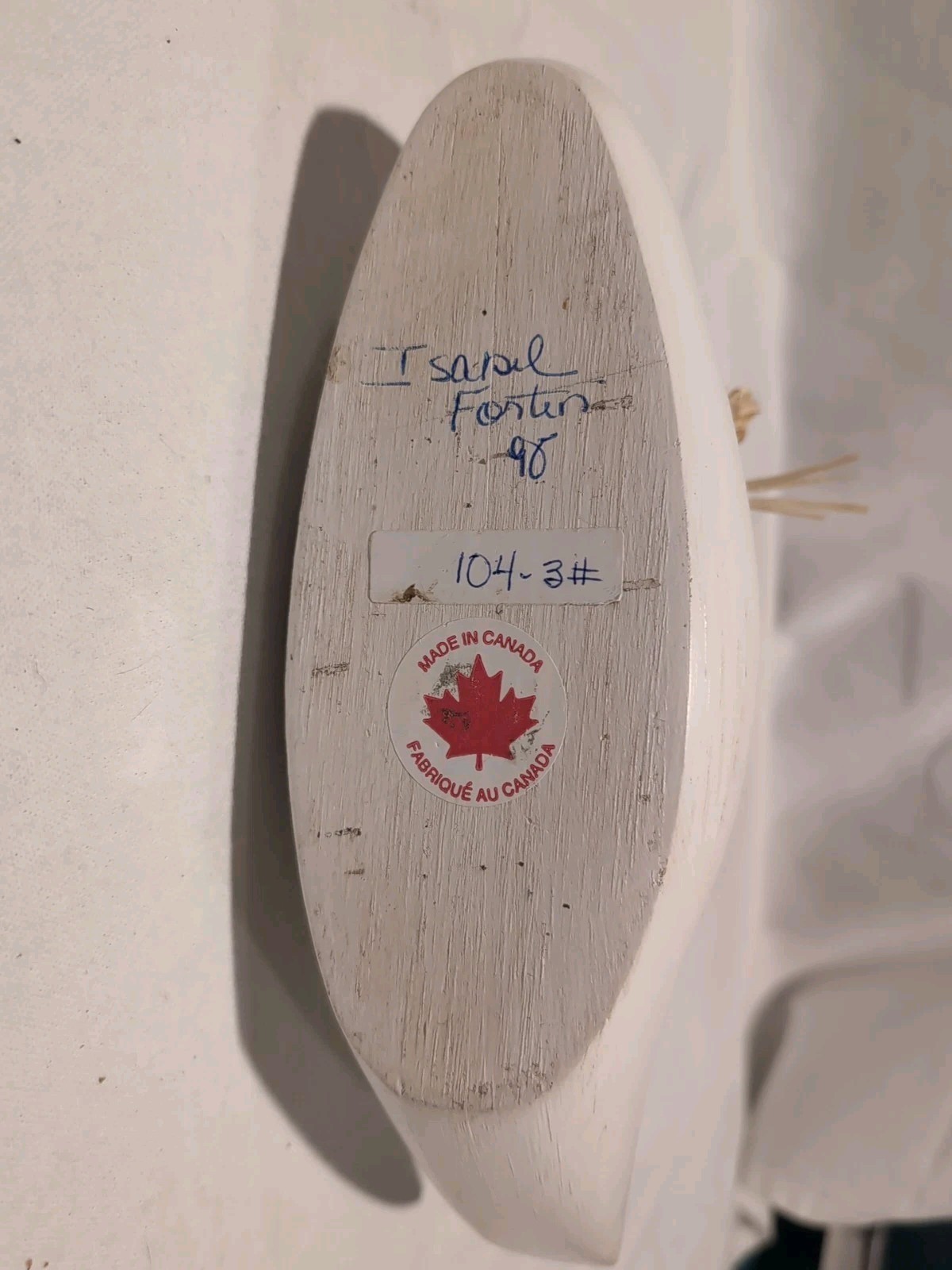 A 2000 CANADA GOOSE DECOY FROM THE STANSTEAD DECOY COLLECTION WOOD SIGNED