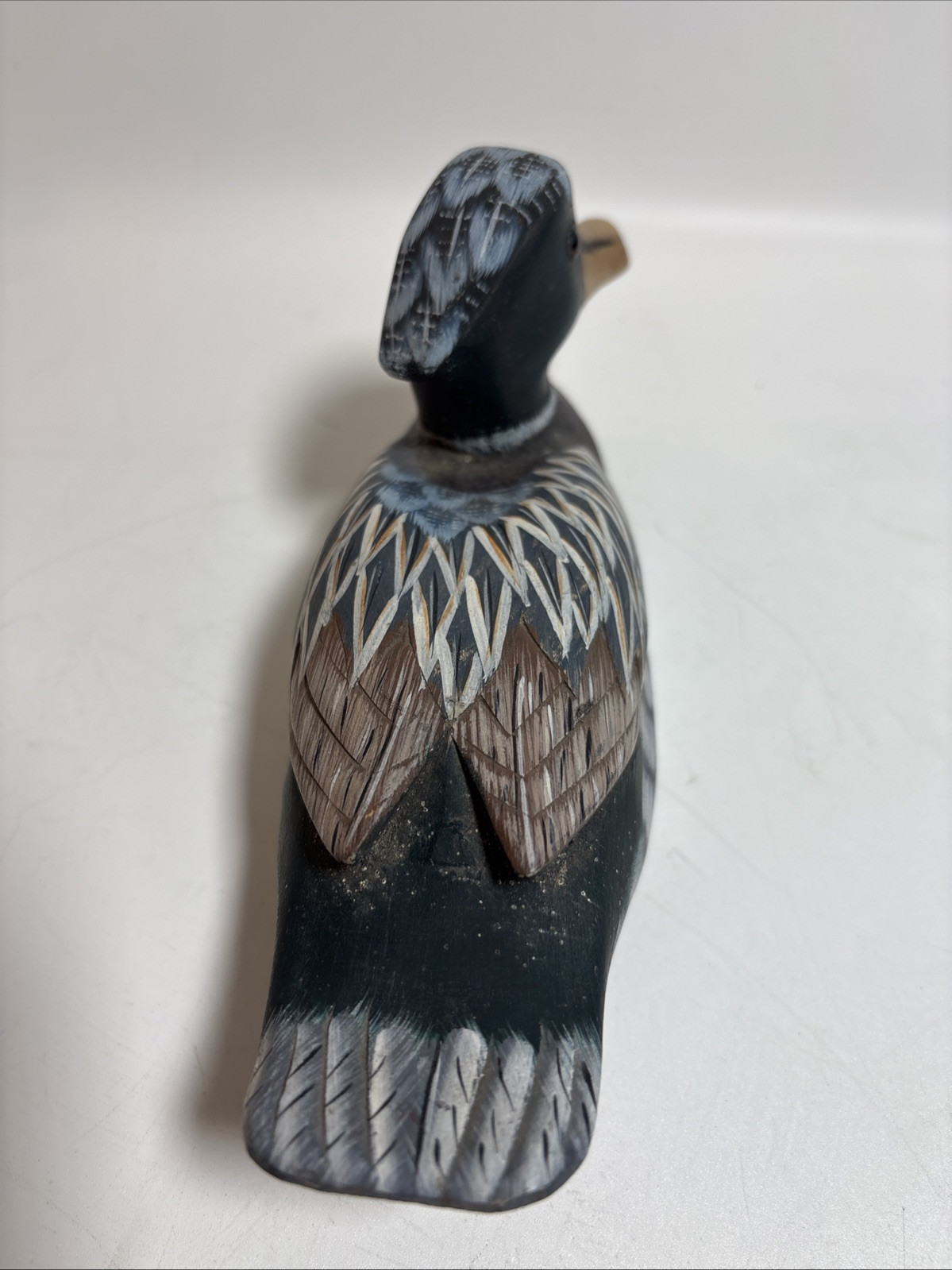 Vintage Duck Decoy Solid Wood Hand Painted By People’s Republic Of China #2
