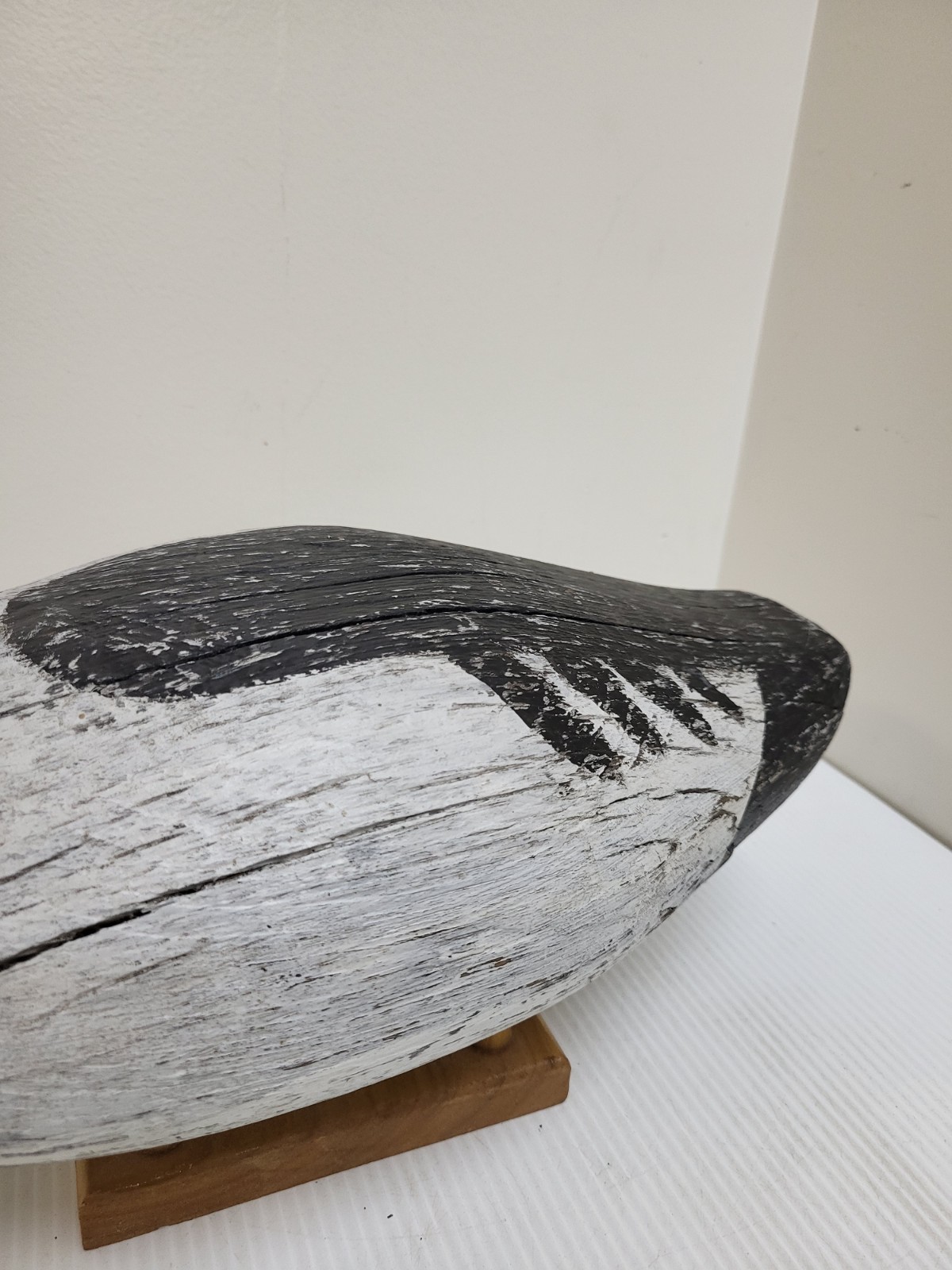Vintage Goldeneye Decoy Maine? Heavy