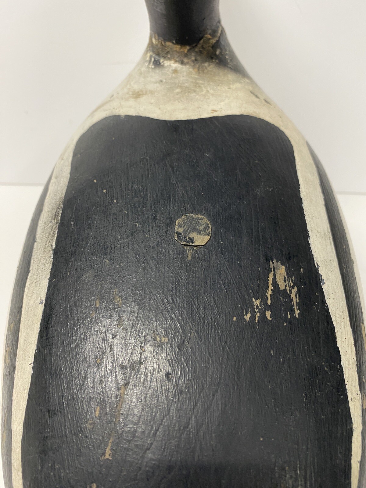 Carved Goldeneye Duck Decoy, Possibly Early Whitney, Unsigned, Weighted Keel.