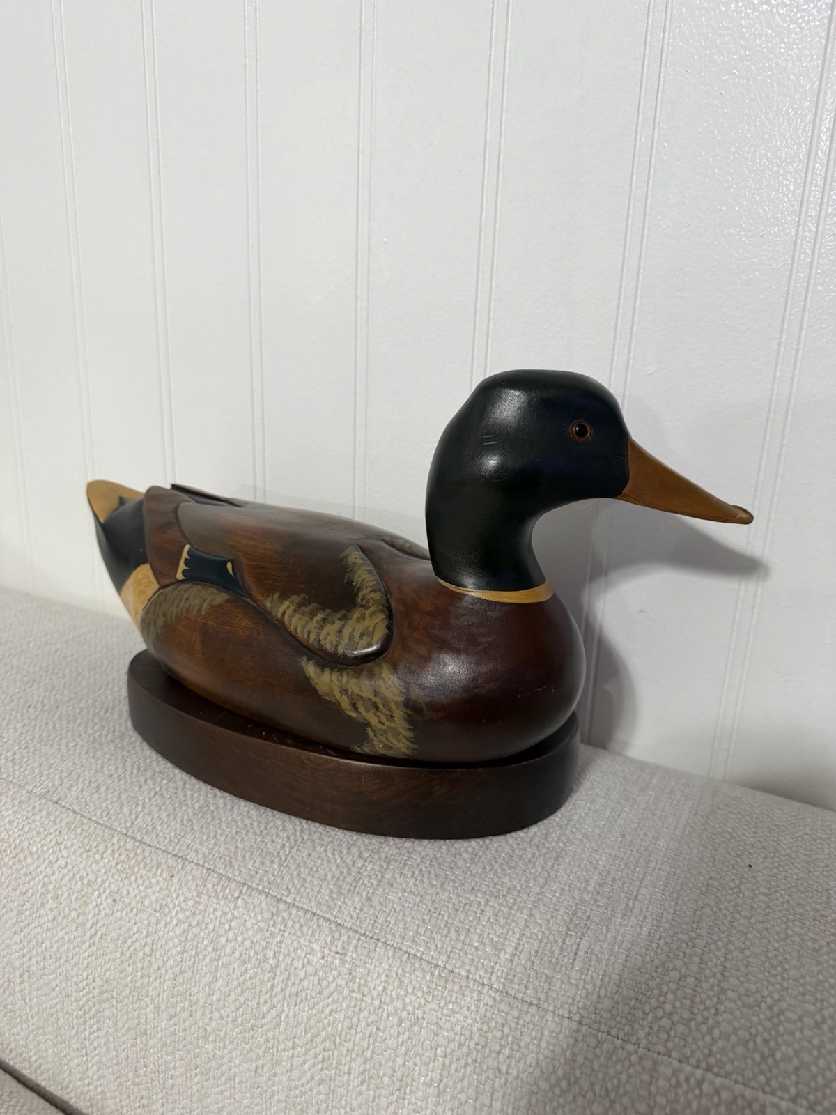 vintage hand carved duck decoys The Wooden Bird Factory 1981