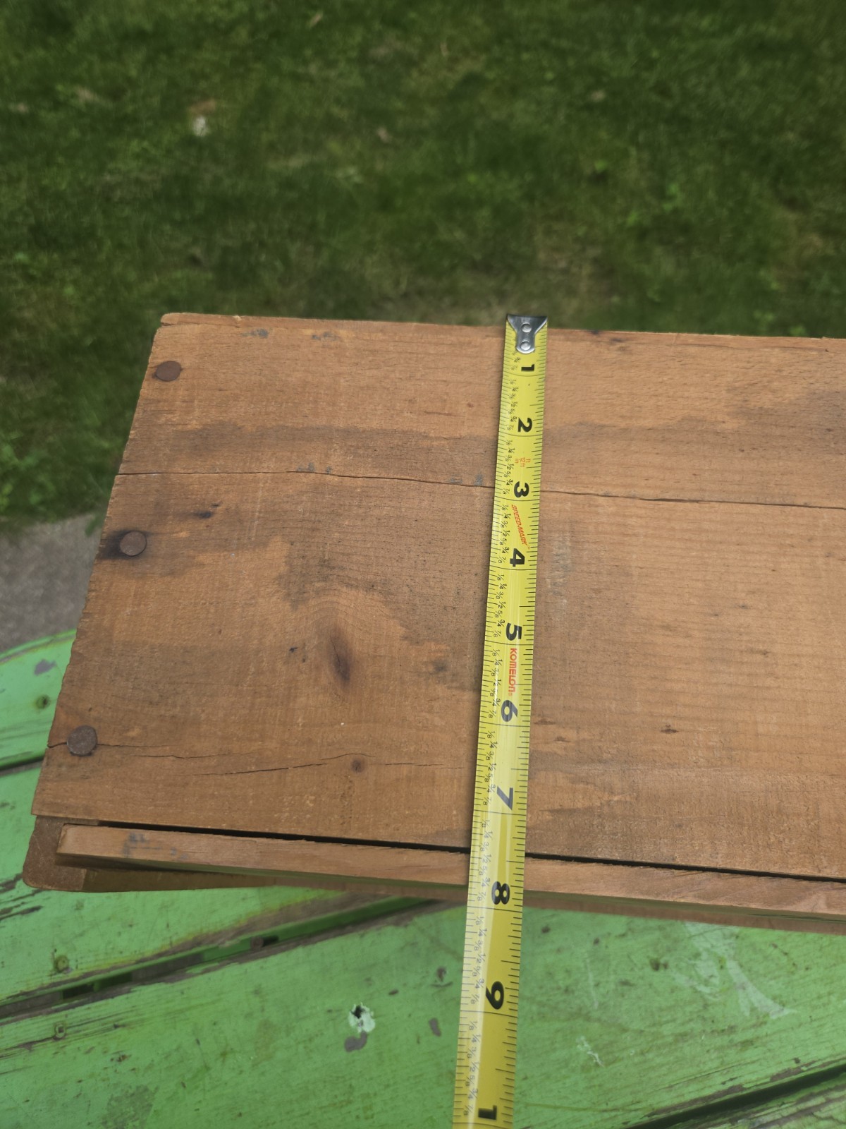 Vintage One Mason Duck Decoy Wood Shipping Crate 19 1/2″× 11 1/2″× 8″