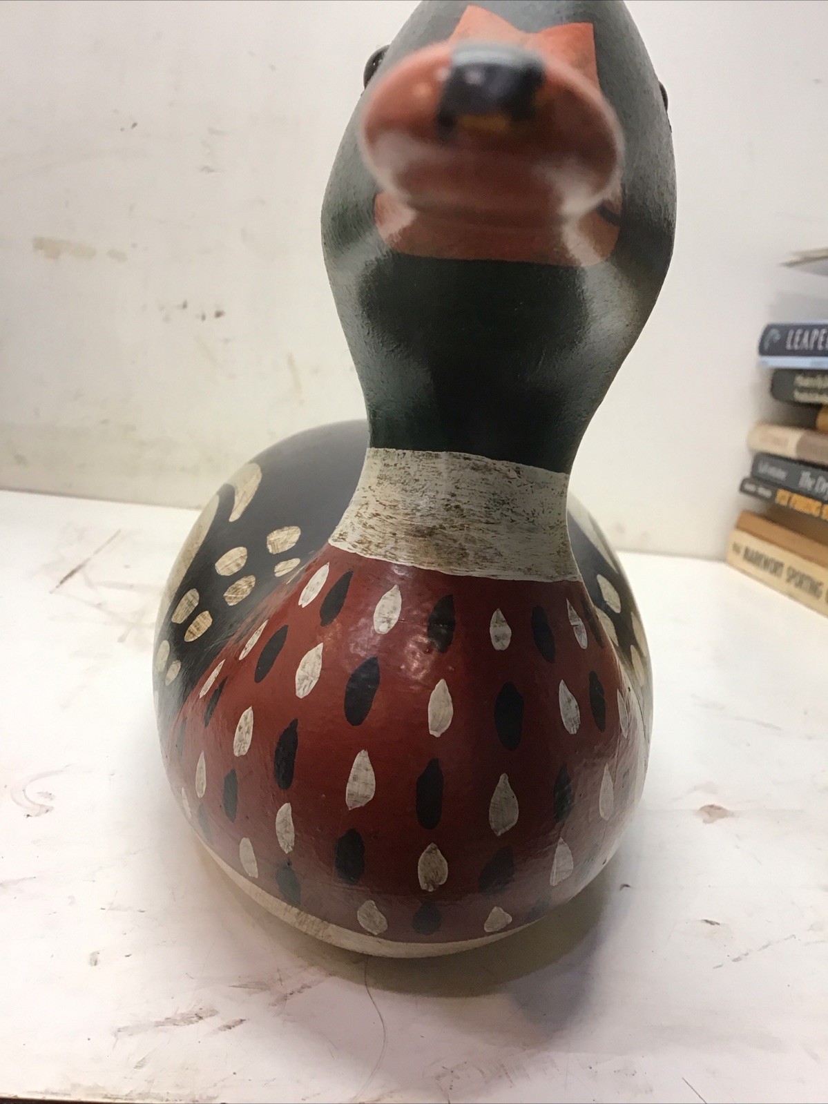 Red-breasted Merganser Drake Duck Decoy 20” Long Excellent Condition