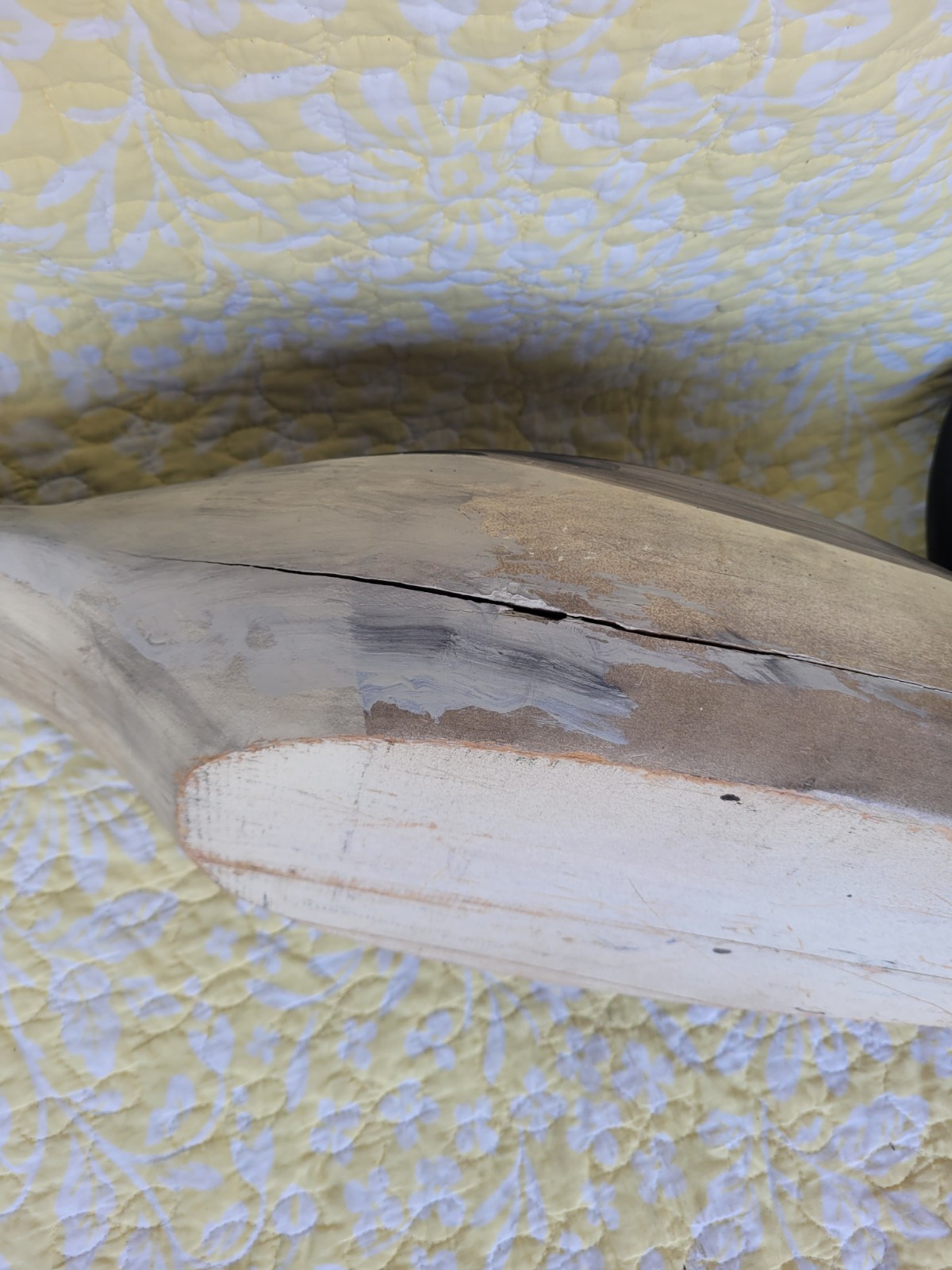Vintage Wood Canadian Goose Decoy Large 26″ Long 15″h Movable Head