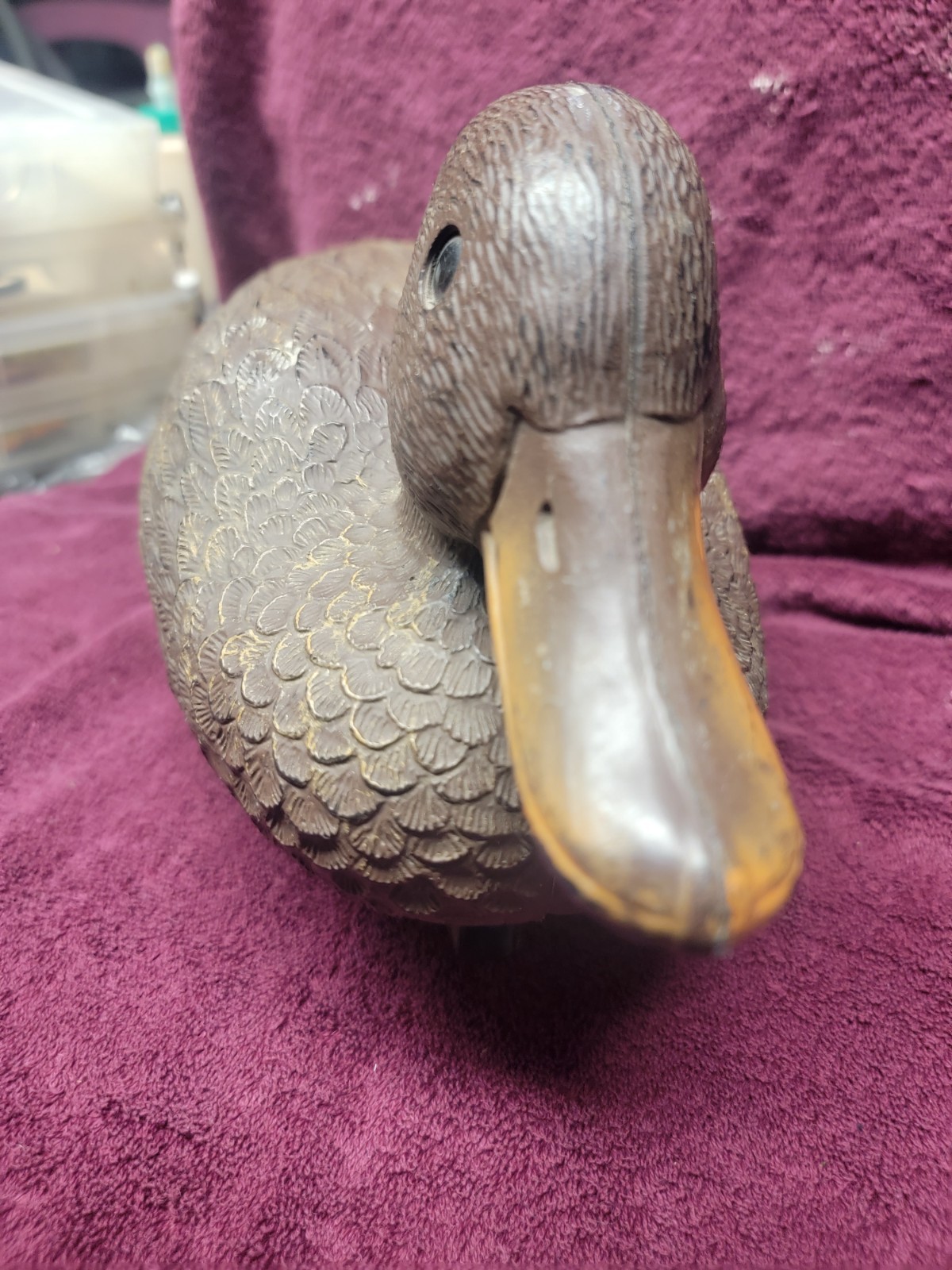 Vintage Flambeau Mallard Duck Decoy Pair Drake & Hen. Drake- 1996, Hen -1988