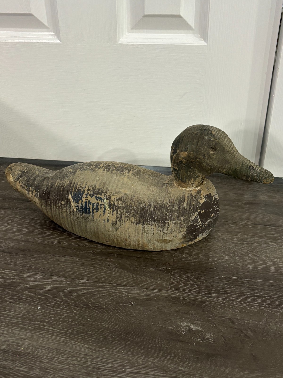 Antique Carved Wooden Shorebird / Duck Decoy – unsigned – 1950’s