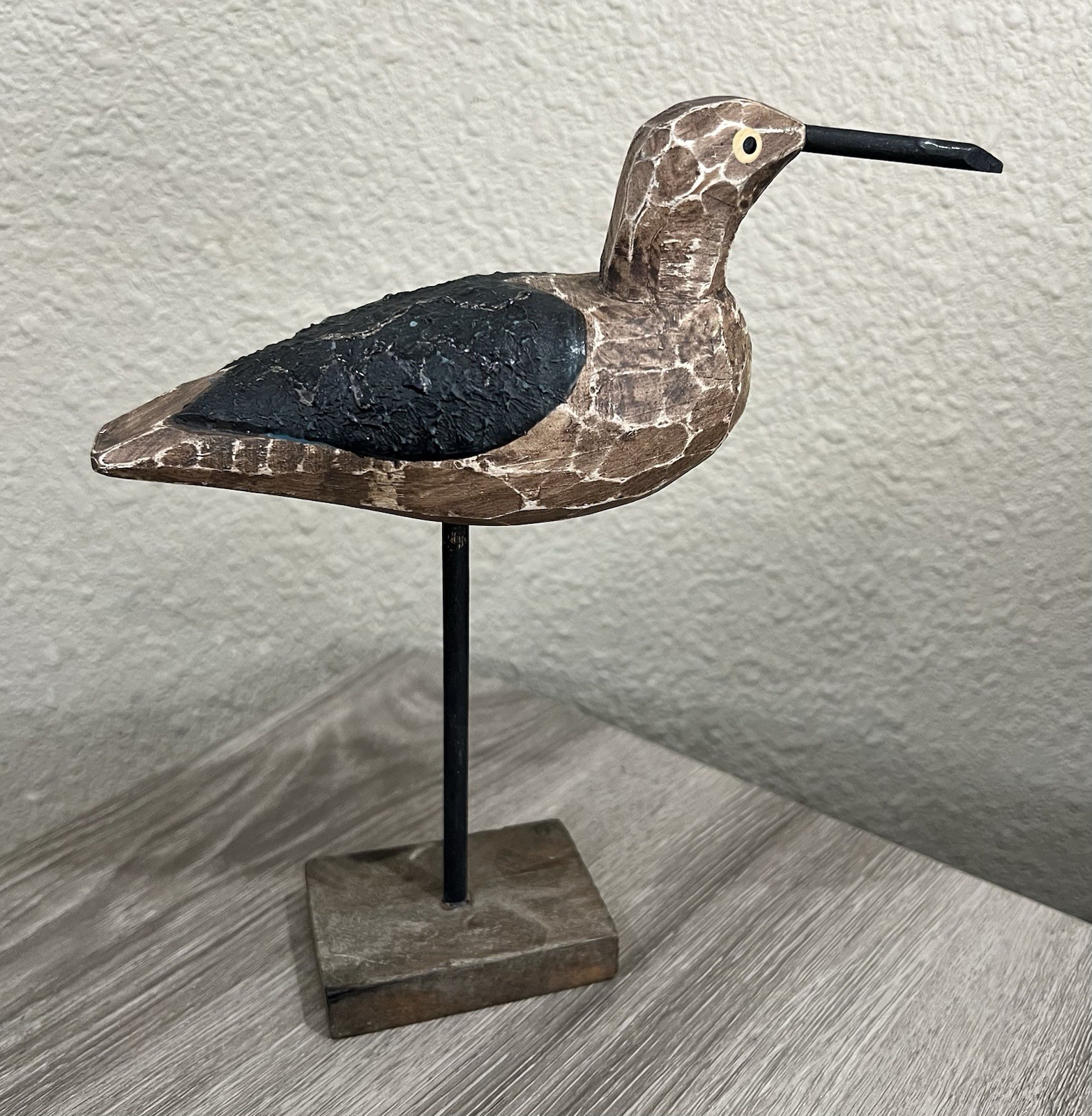 Vintage Shorebird Decoy Hand Carved Original Paint