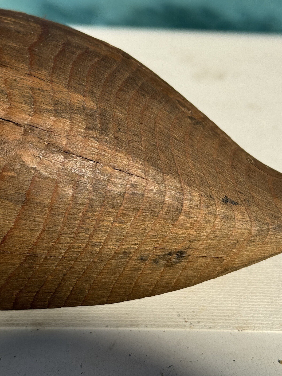 Antique Rustic Chesapeake Maryland Hand Carved 11” Wood Decoy