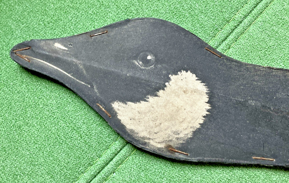 Antique 1940 Johnsons Fiberboard Folding Goose Decoy Interior Design Vintage