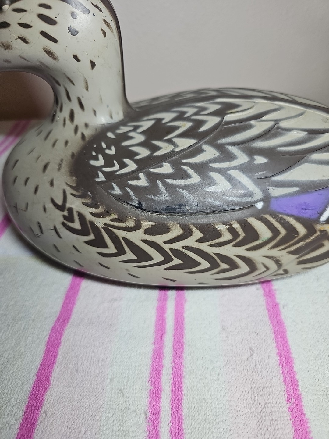 Vintage D-9 Victor Pintail Duck Decoy Hen 1967 By Woodstream USA