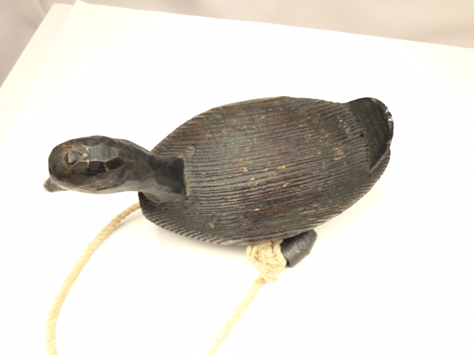 Vintage Wooden Duck Decoy w/ weight