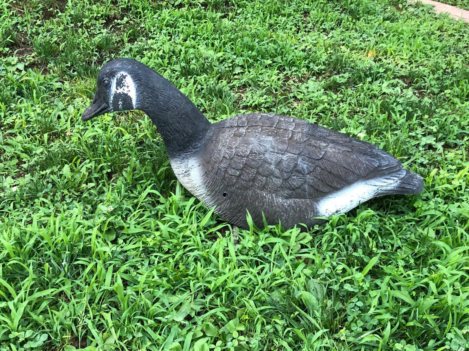 Vintage Large Sport Plast Goose Geese Decoy Hollow Shell Stackable Made Italy