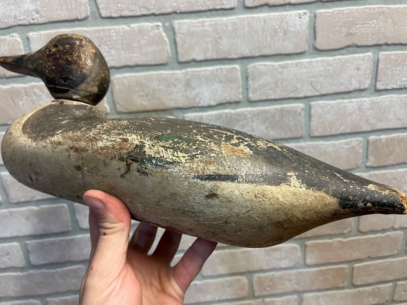 Vintage Mason Pintail Decoy Third Grade Original Paint Wooden Wood