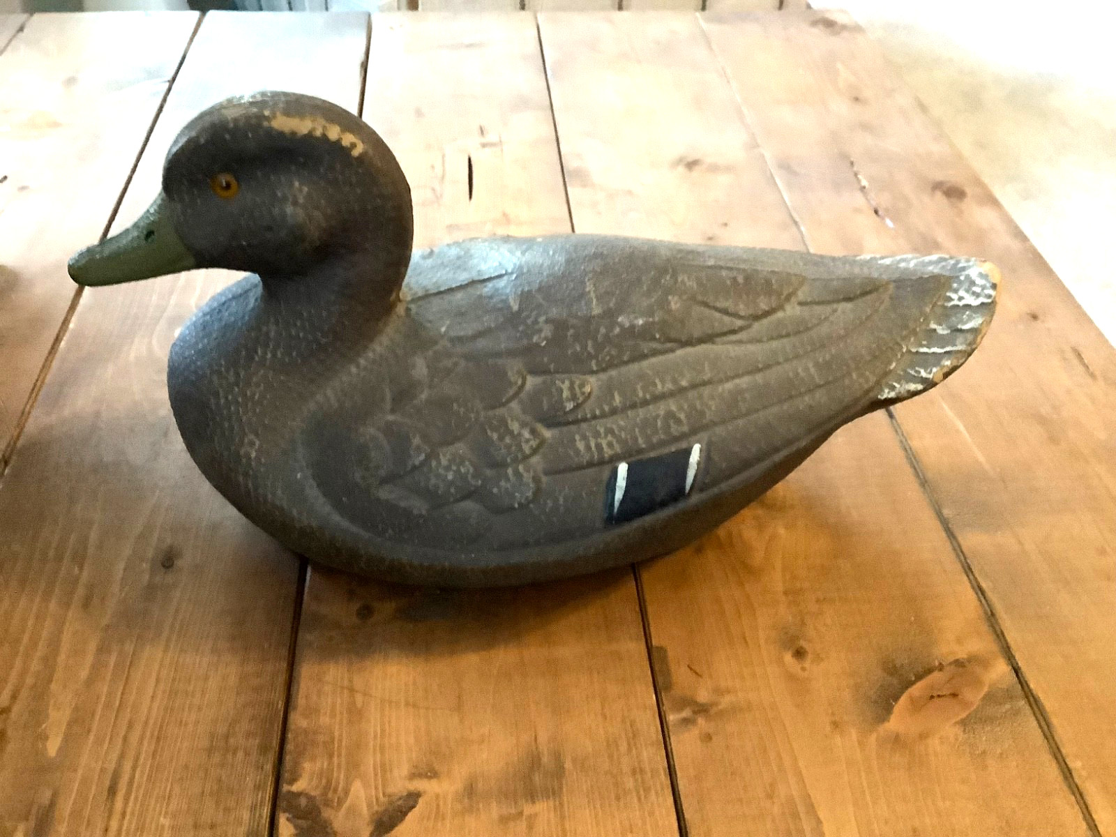 Ariduk Decoy Duck, General Fibre Co. St. Louis MO, VINTAGE hunting fishing bird