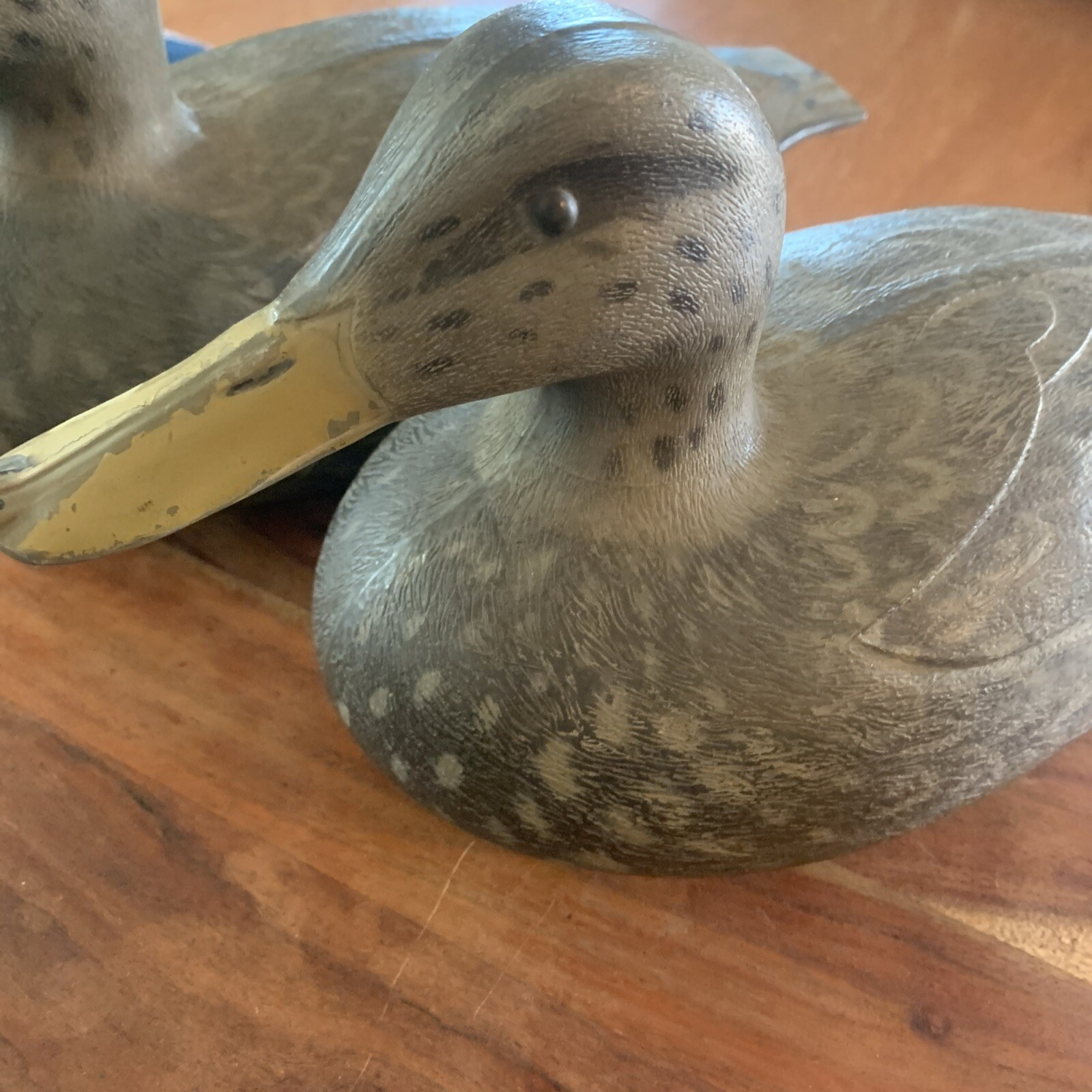 Vintage Duck Decoy Victor D-9 Animal Trap Company Hard Plastic Mallard