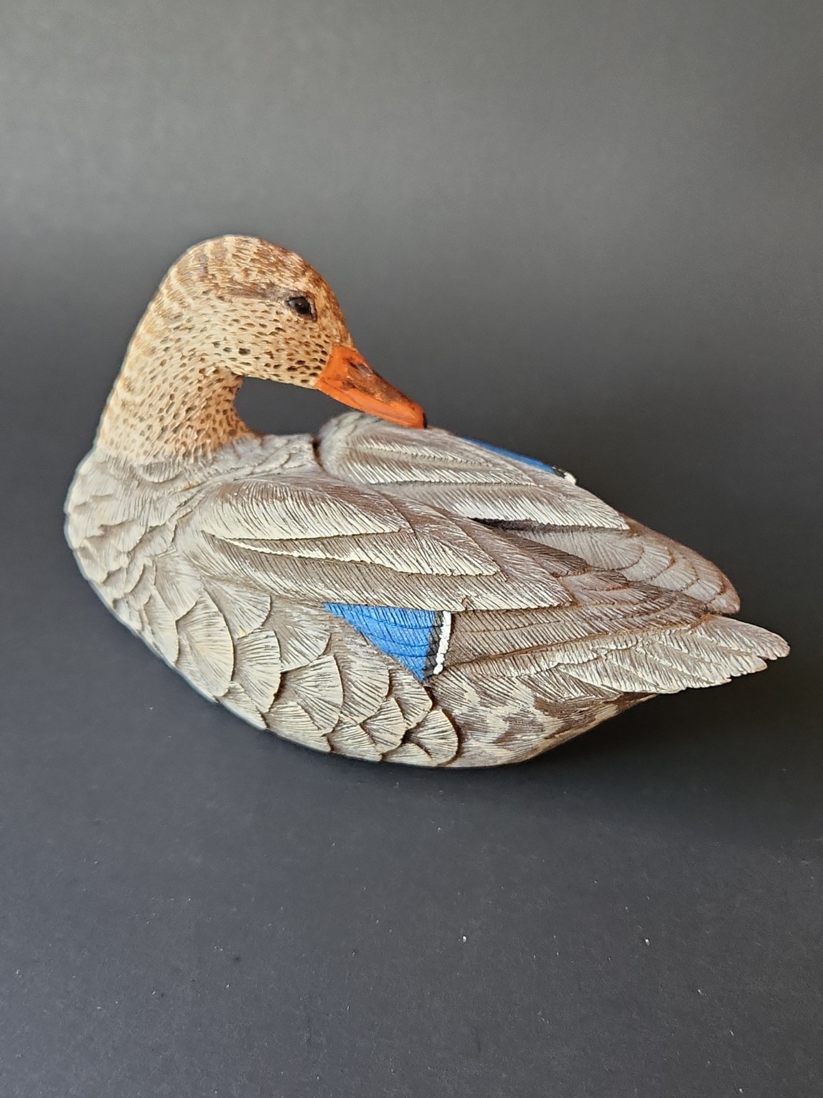 Paul & Deb Butcher 1984 Decorative Decoy Teal Duck Middle River Maryland
