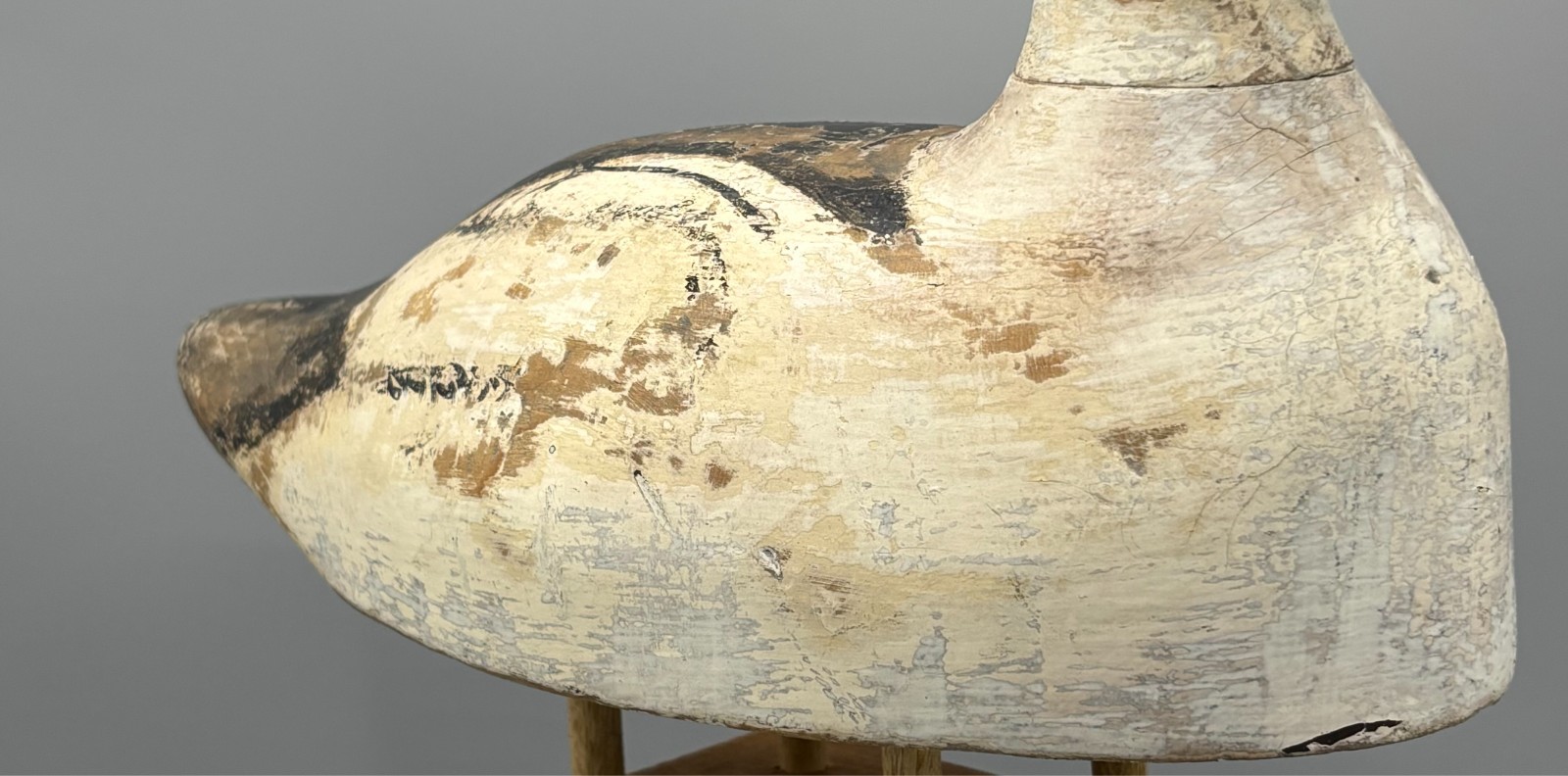 ANTIQUE DUCK DECOY ***ALEXANDRIA BAY, NY*** HIGH HEAD GOLDENEYE DRAKE