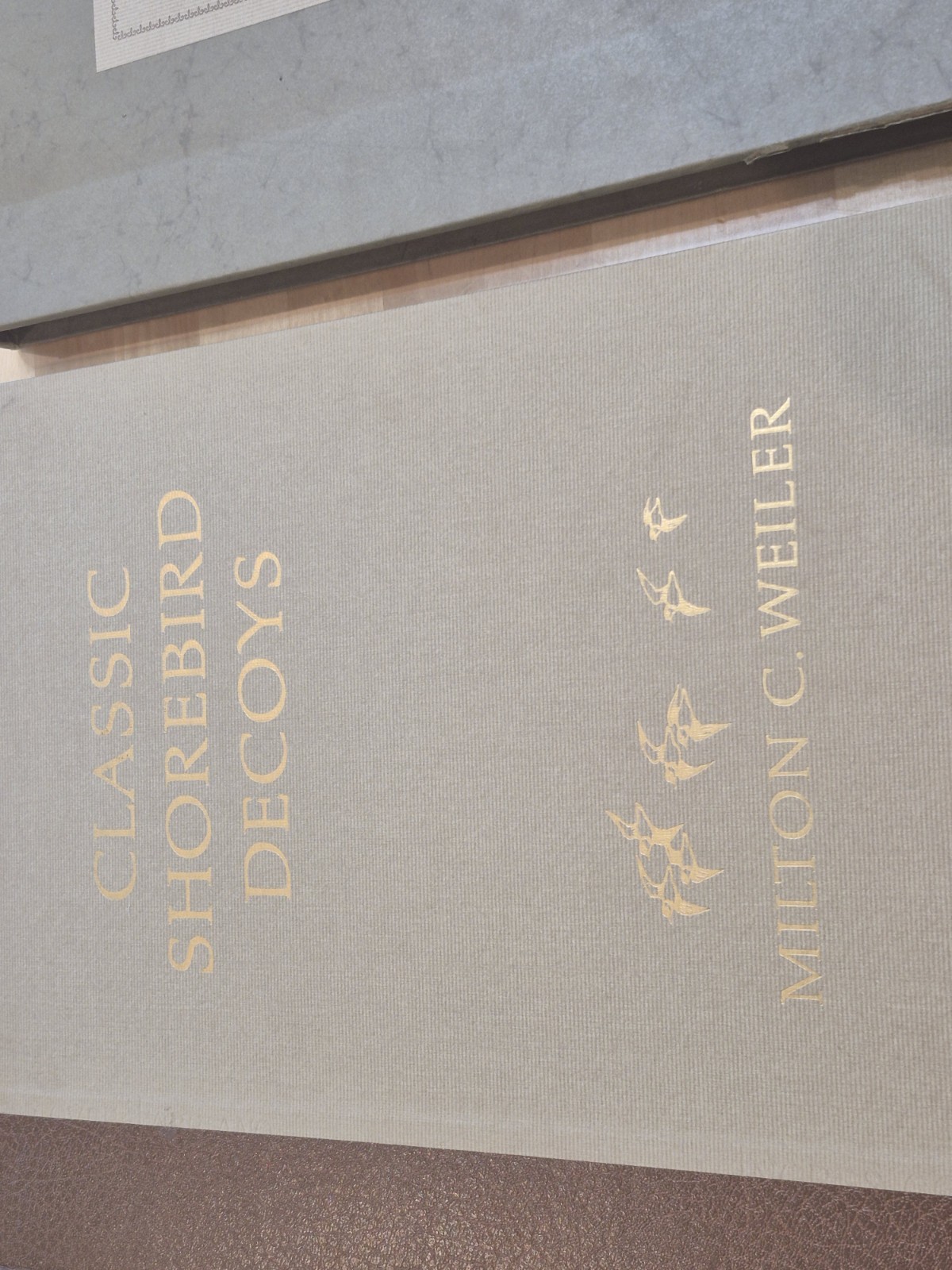 CLASSIC SHOREBIRD DECOYS-Milton C. Weiler-Signed #161, Limited 1st Edition 1971