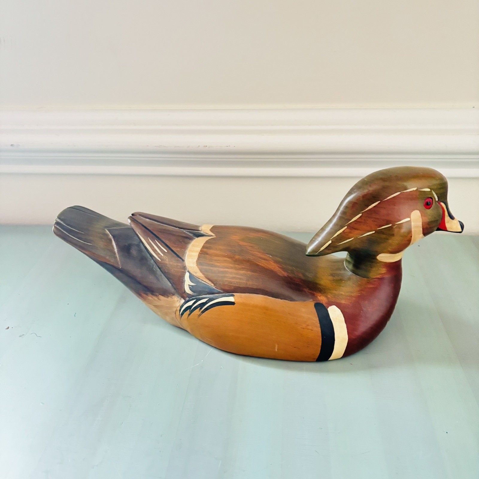Vintage Ducks Unlimited Wood Duck Decoy 1985-86 Special Edition by Grant Goltz