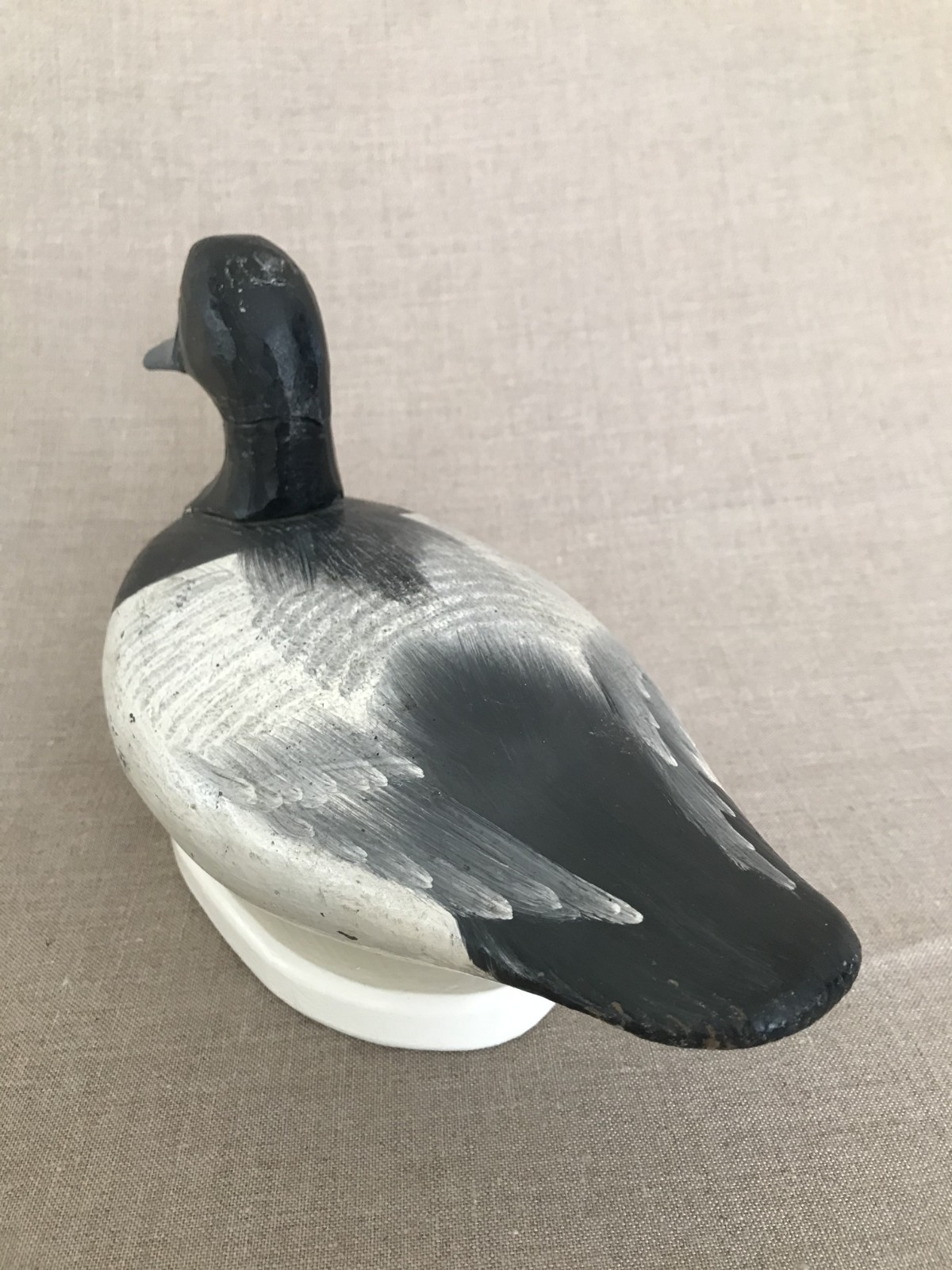 Duck Decoy, Rock Hall Bluebill, painted by R. Madison Mitchell, Maryland.