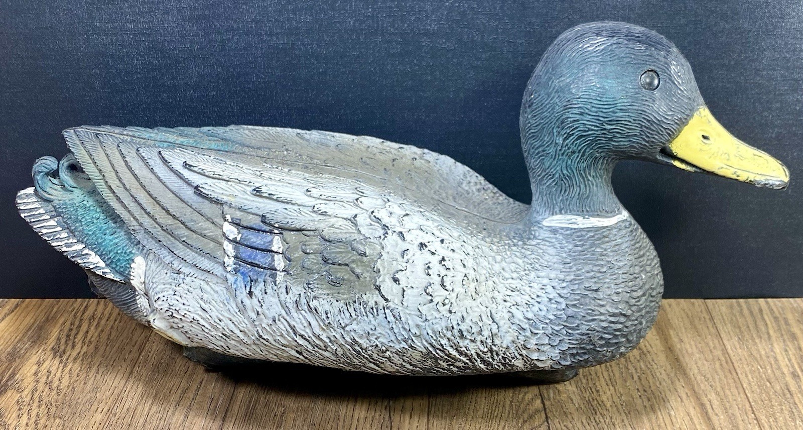 Carry-Lite Duck Decoy ~ Drake Mallard ~ Sport Plast ~ Made in Italy ~ Vintage