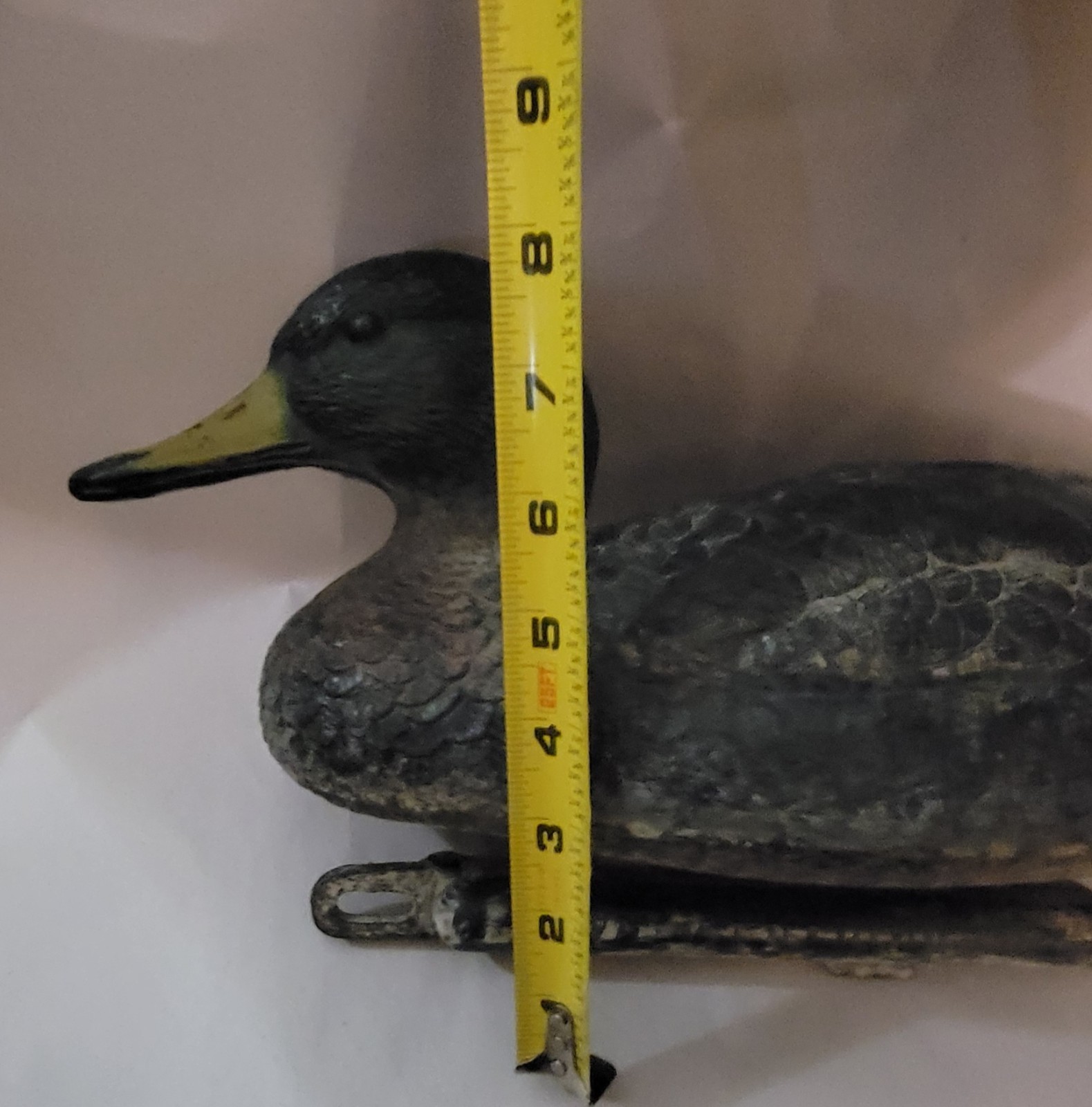 Vintage Decoy, 14″ Carry-Lite Plastic Hunting Sport Plastic Duck Made In Italy