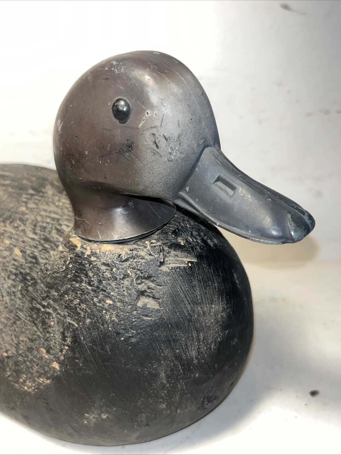 victor factory duck decoy tenite head vintage
