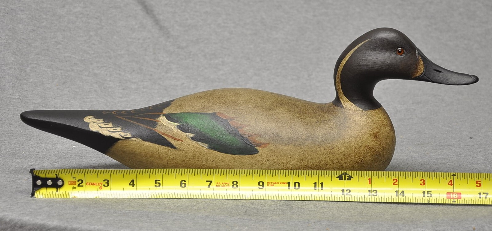 MASON STYLE PREMIER PINTAIL DRAKE duck decoy Darkfeather Freedman HOLLOW OP