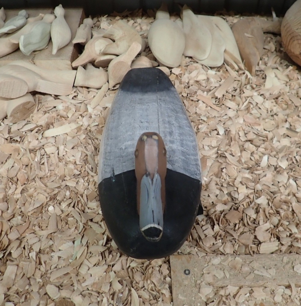Redhead Drake Decoy by Elkton Maryland Carver Joe Racine