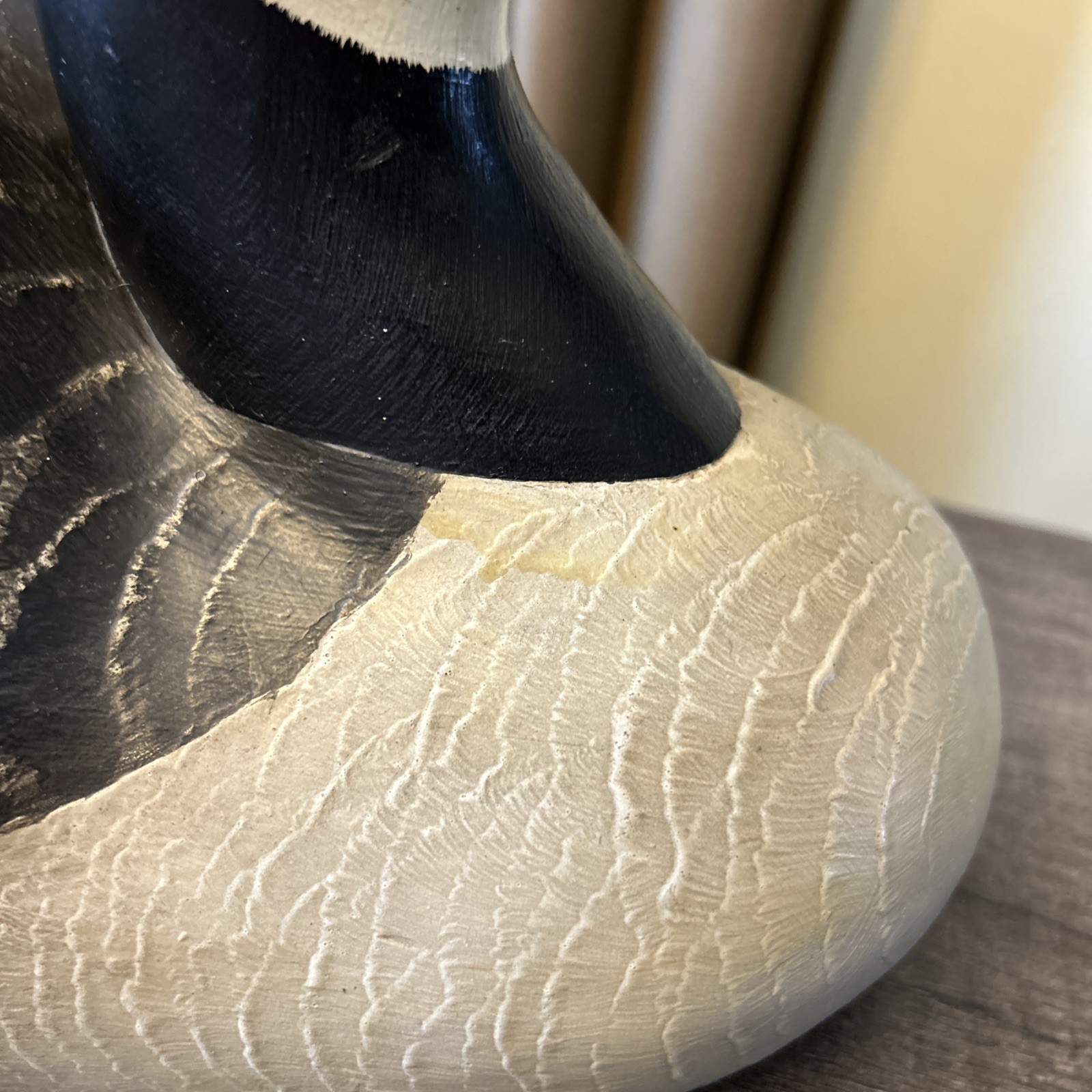 Wildfowler Decoys Babylon N.Y Large Canadian Goose Decoy Signed Anne Madsen