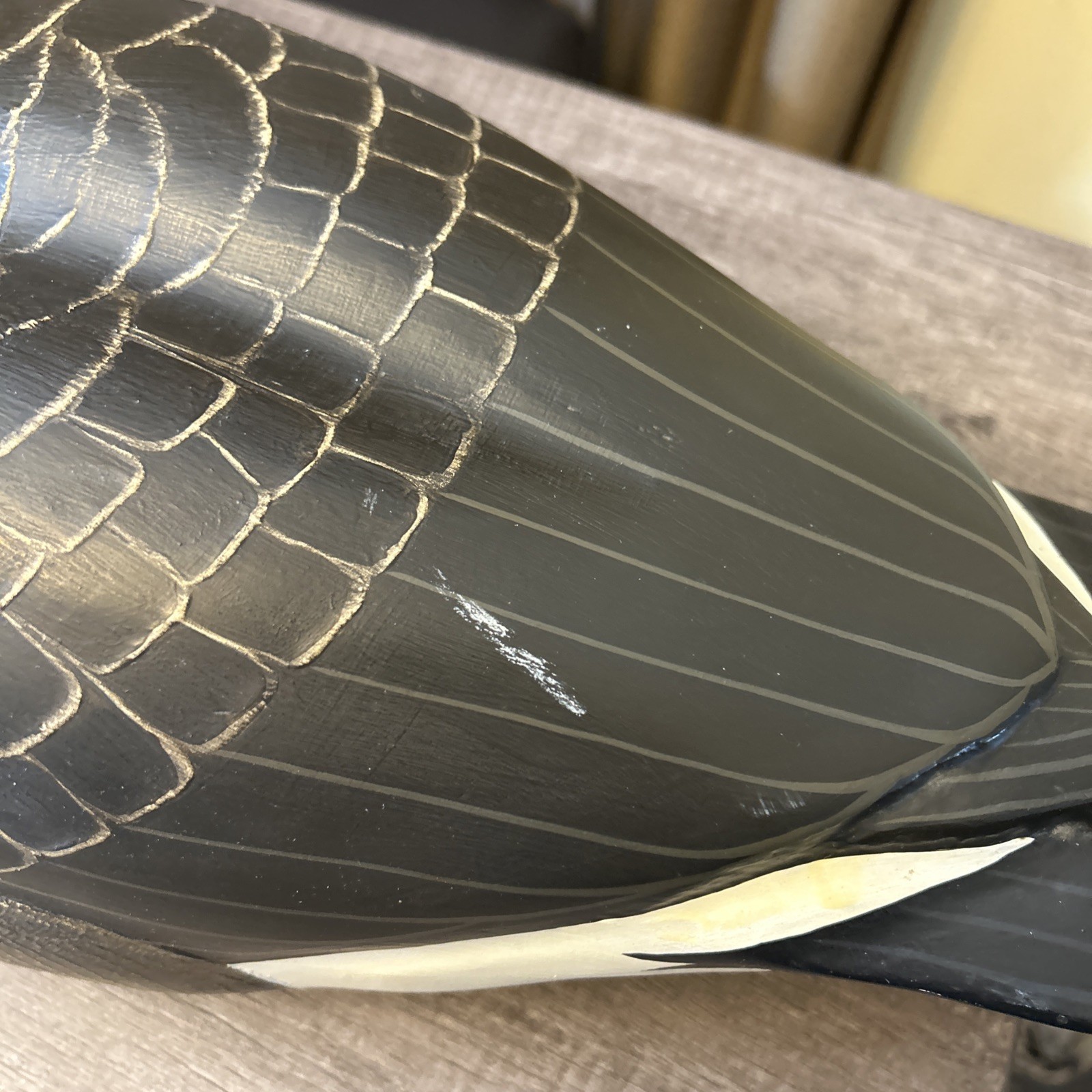 Wildfowler Decoys Babylon N.Y Large Canadian Goose Decoy Signed Anne Madsen