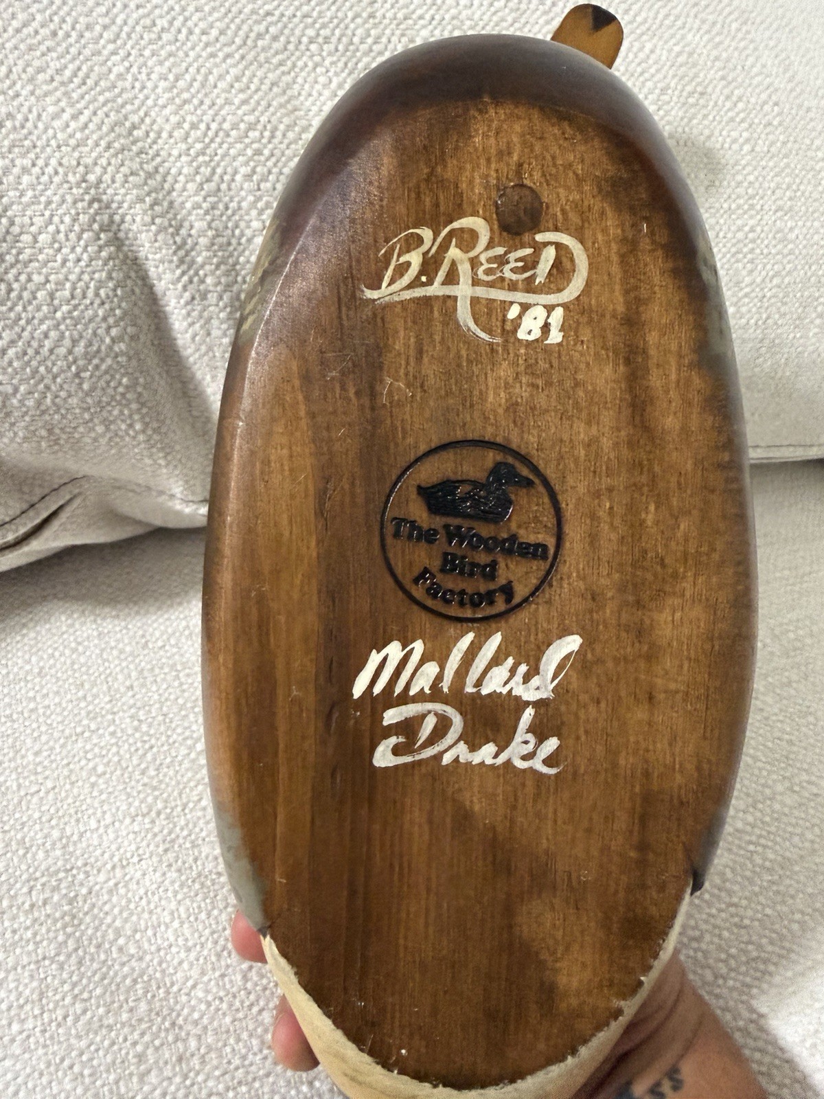 vintage hand carved duck decoys The Wooden Bird Factory 1981